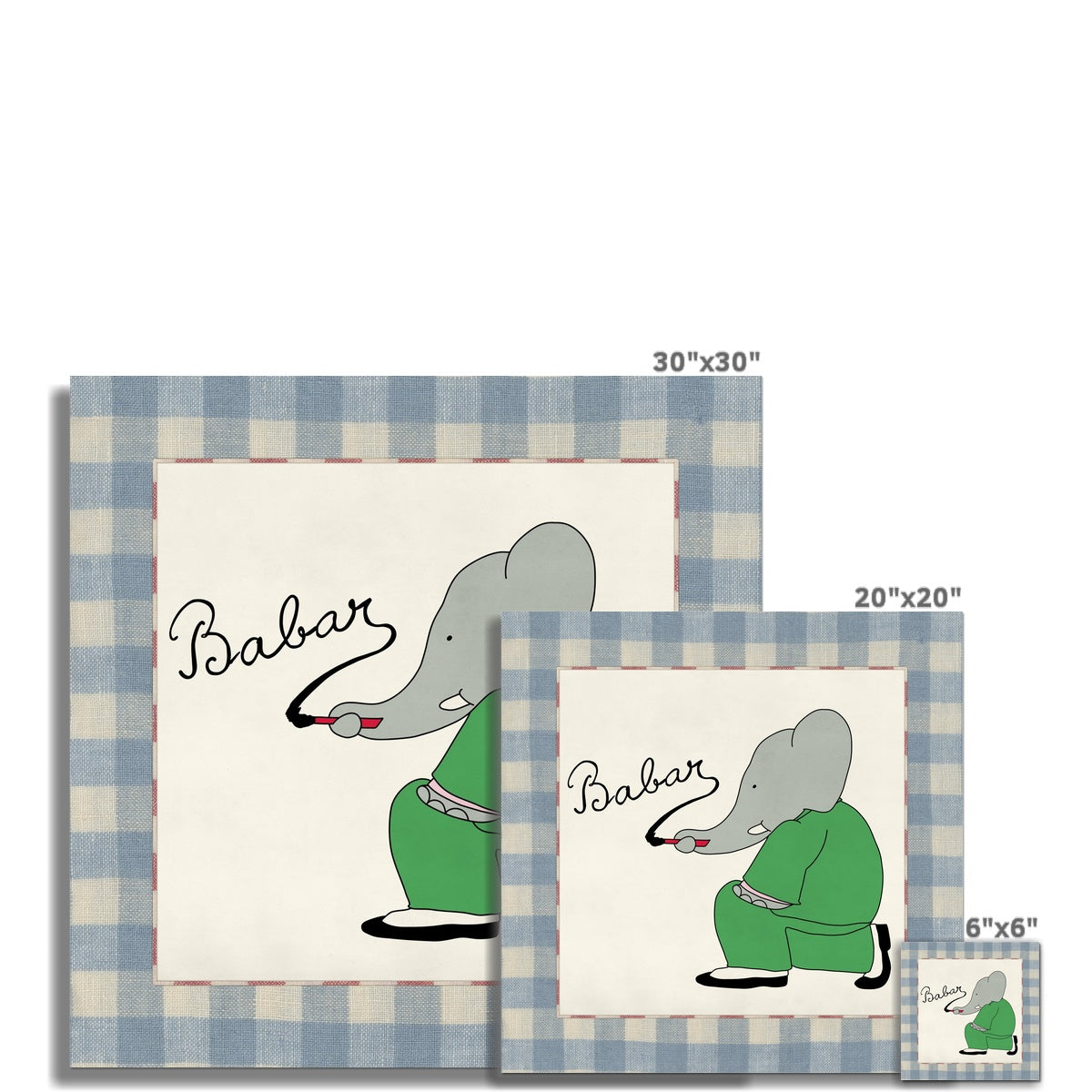 Babar Nursery Art 007 |  Unframed