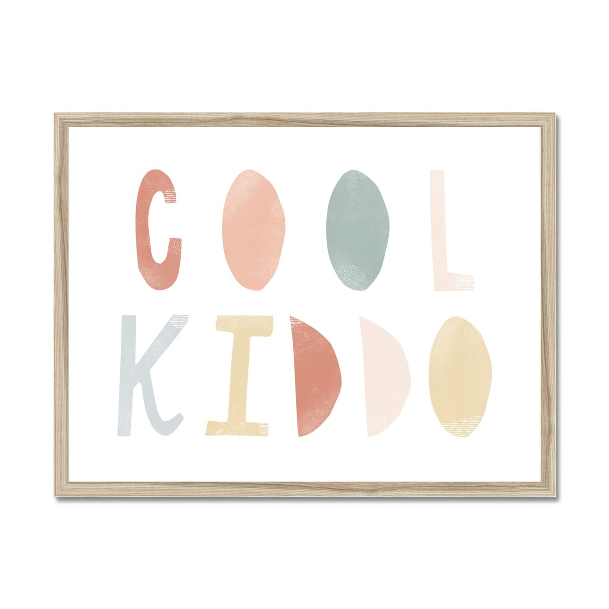 Cool Kiddo - Subtle |  Framed Print