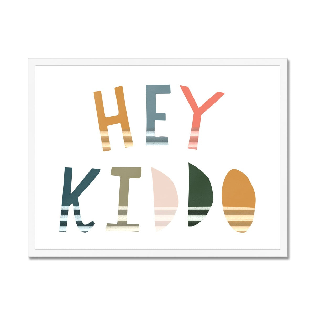 Hey Kiddo - Space (Landscape) |  Framed Print