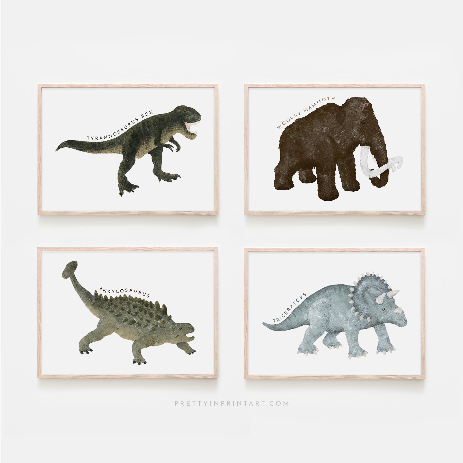 Dinosaur Art - Tyrannosaurus Rex |  Unframed