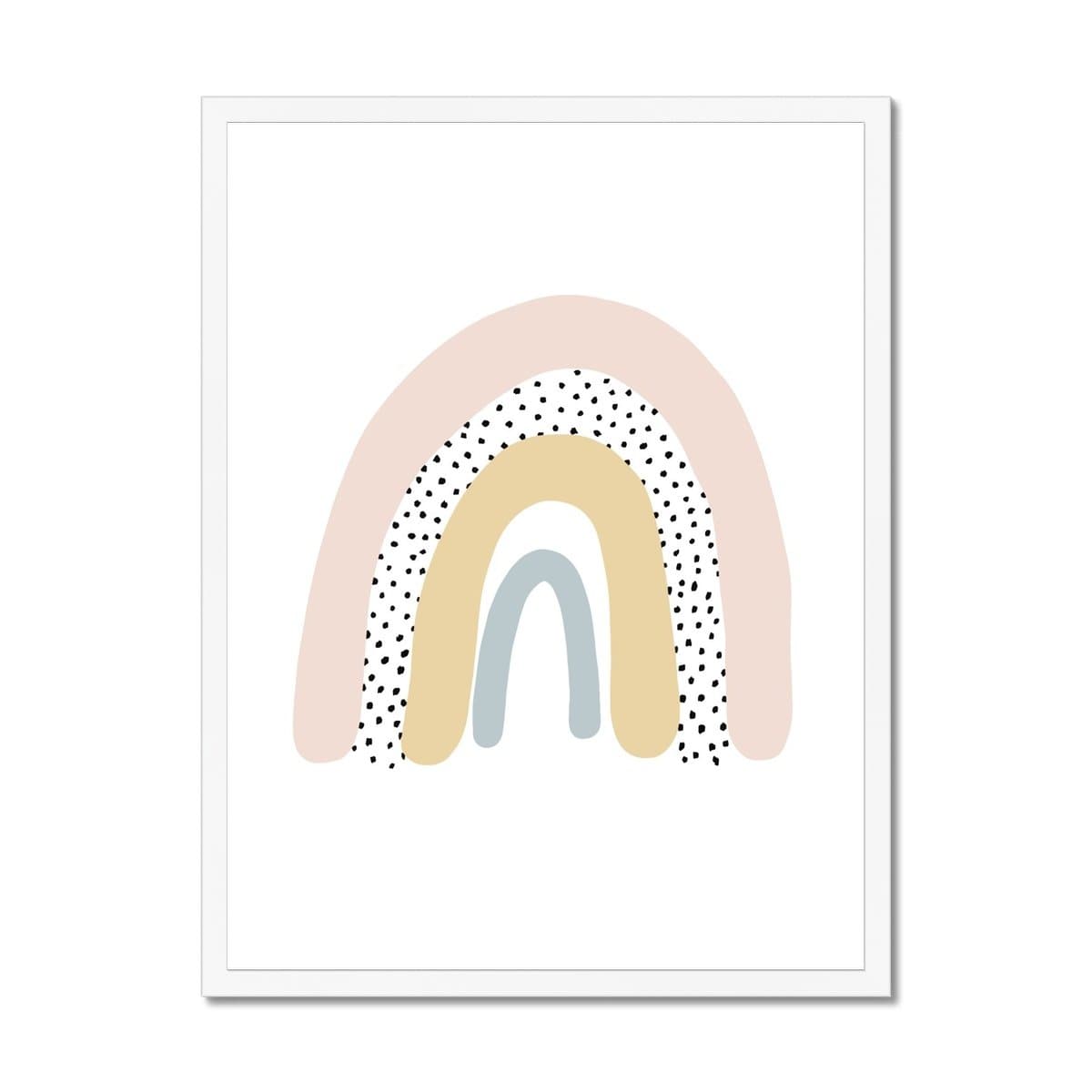 Rainbow Wall Art - Pink |  Framed Print