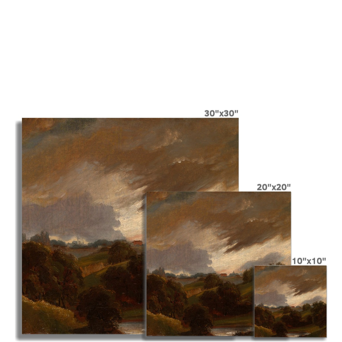 Hampstead Stormy Sky |  Unframed