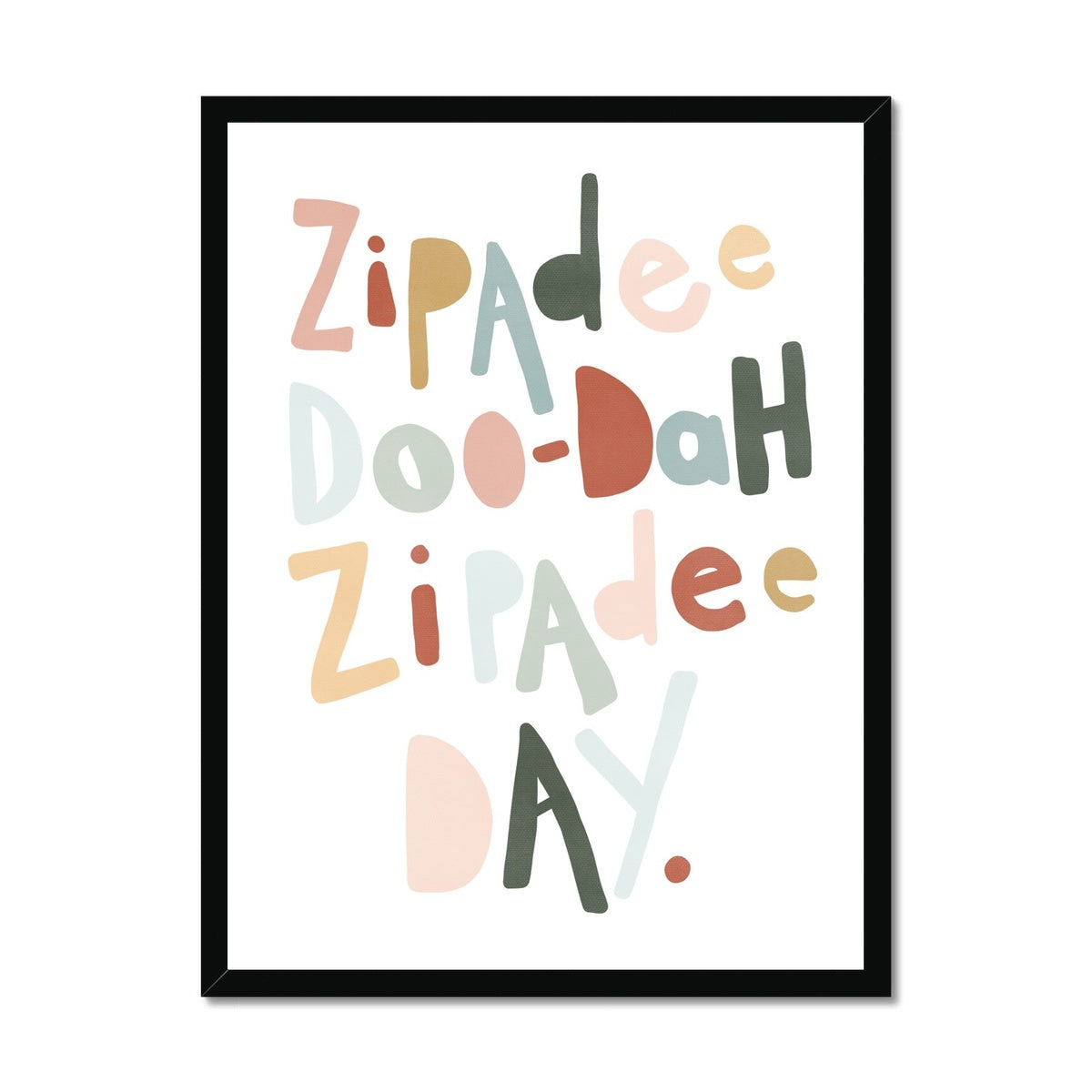 Zipadee Doo Dah - Autumn |  Framed Print