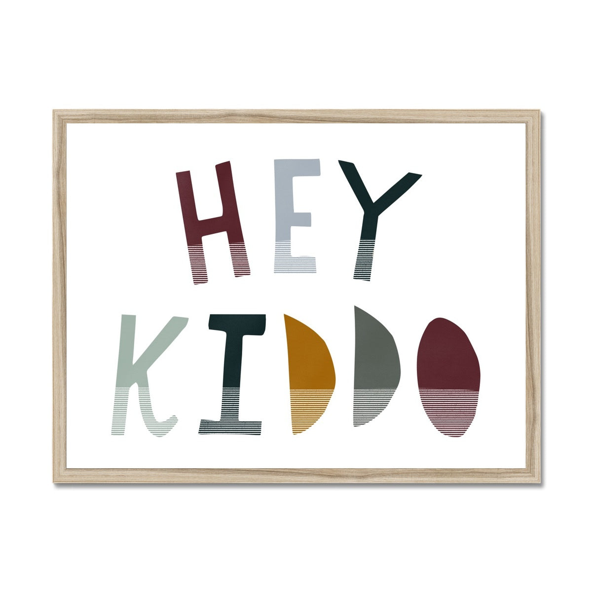 Hey Kiddo - Woodland (Landscape) |  Framed Print