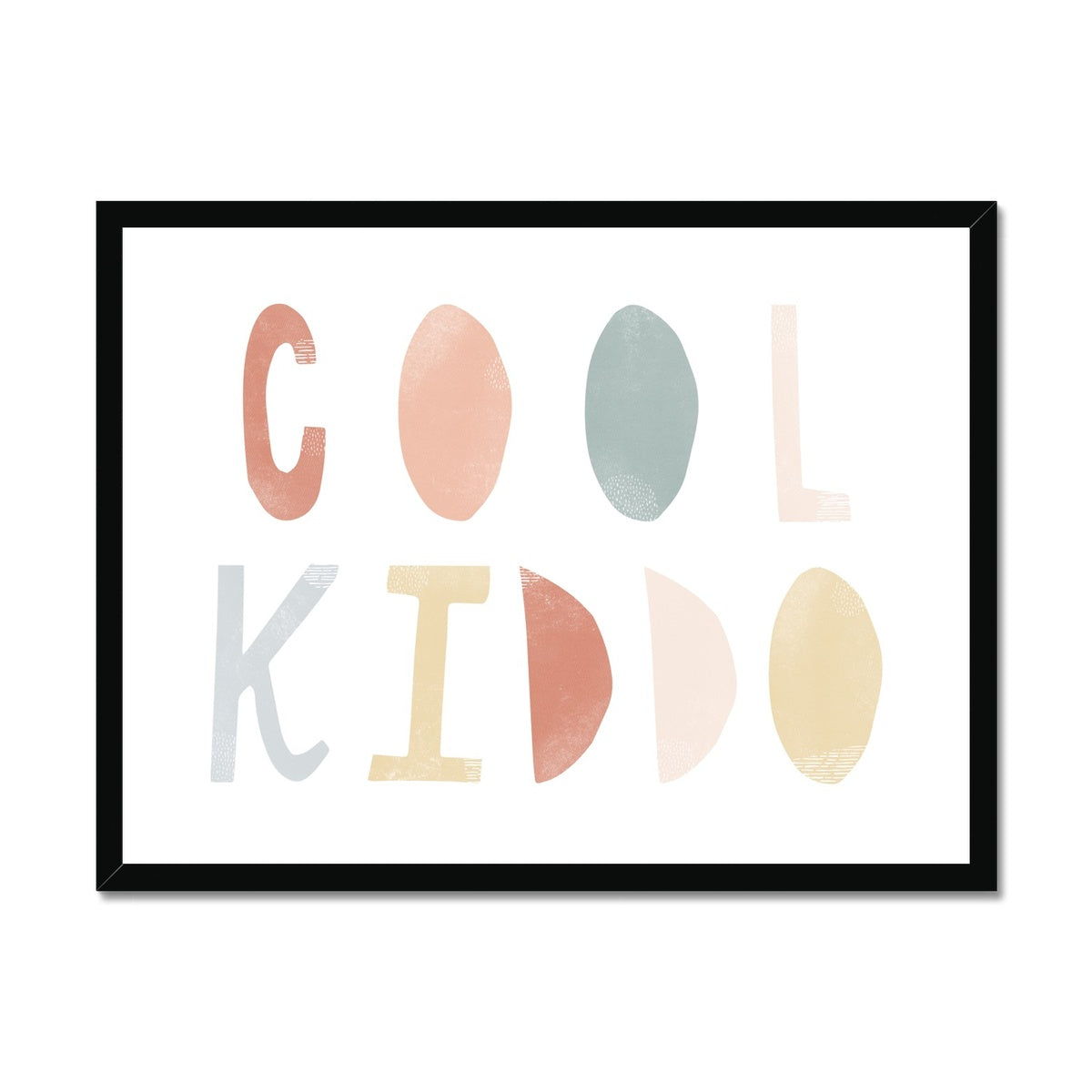 Cool Kiddo - Subtle |  Framed Print