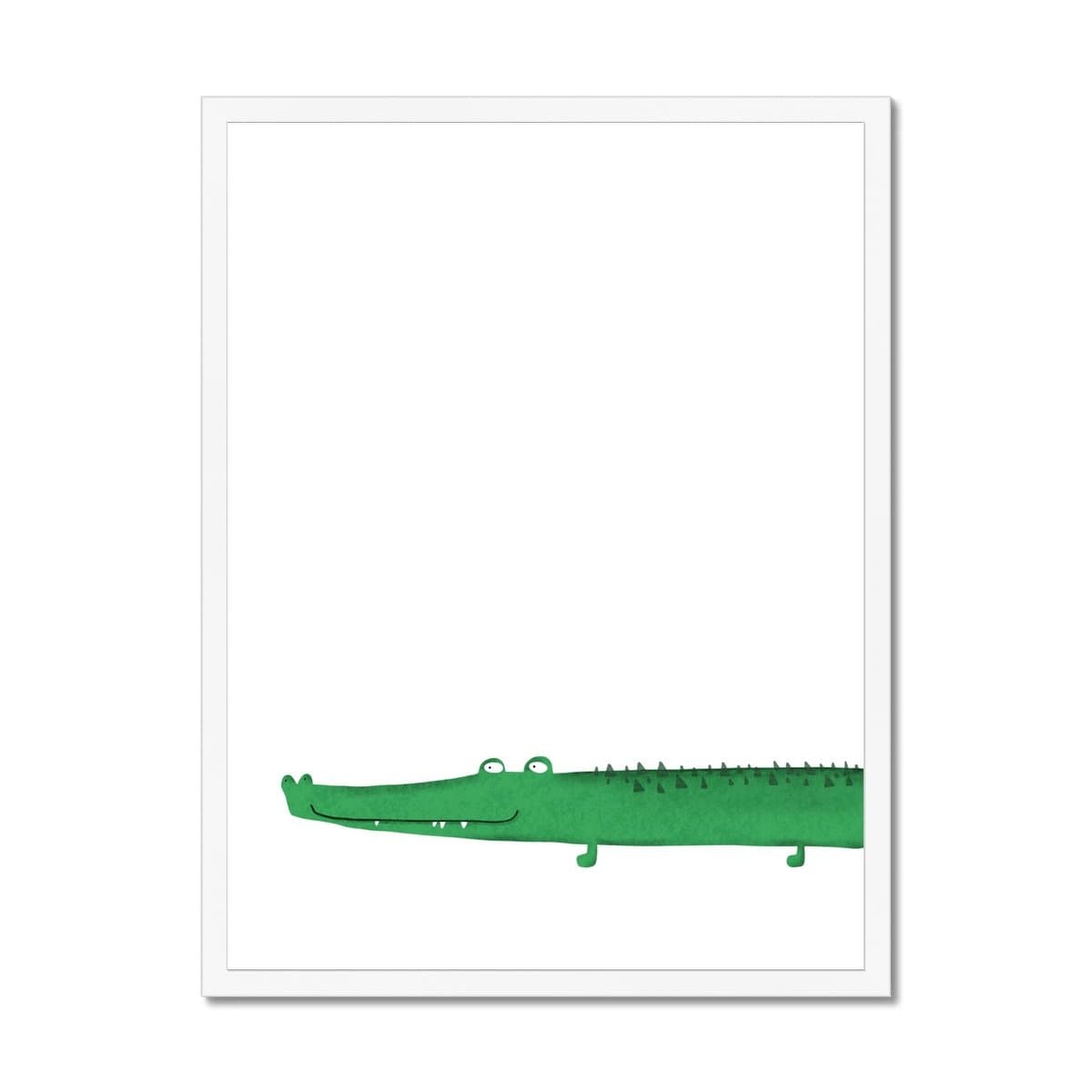 Crocodile Kids Wall Art |  Framed Print