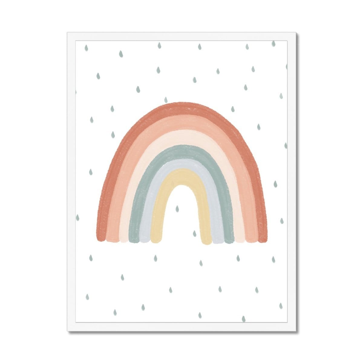 Rainbow print sale nursery