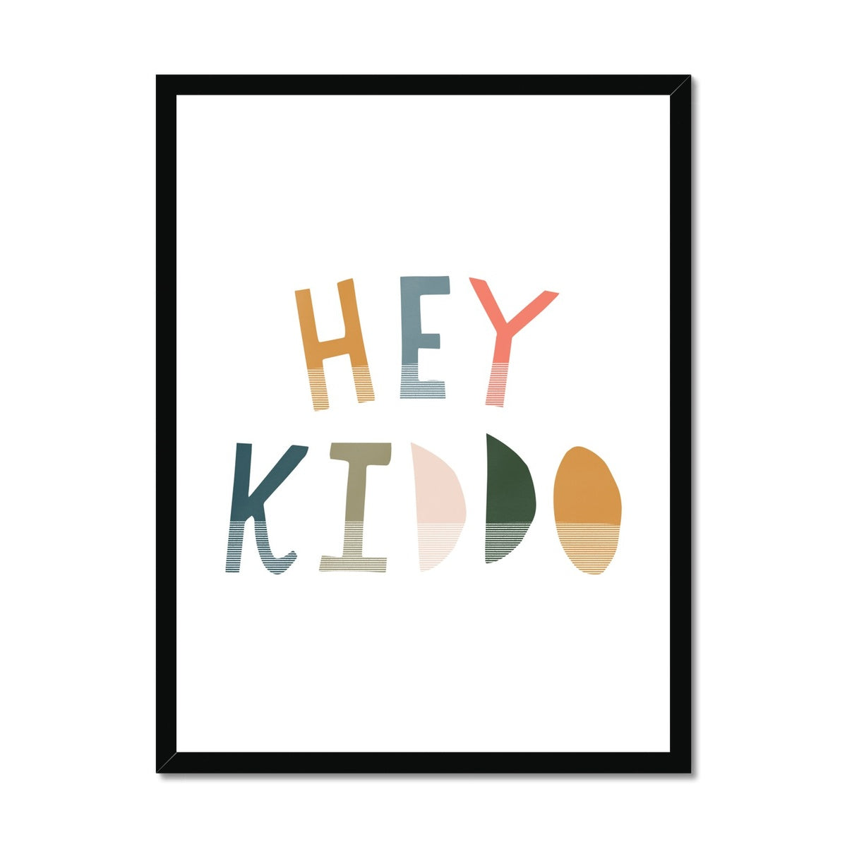 Hey Kiddo - Space |  Framed Print