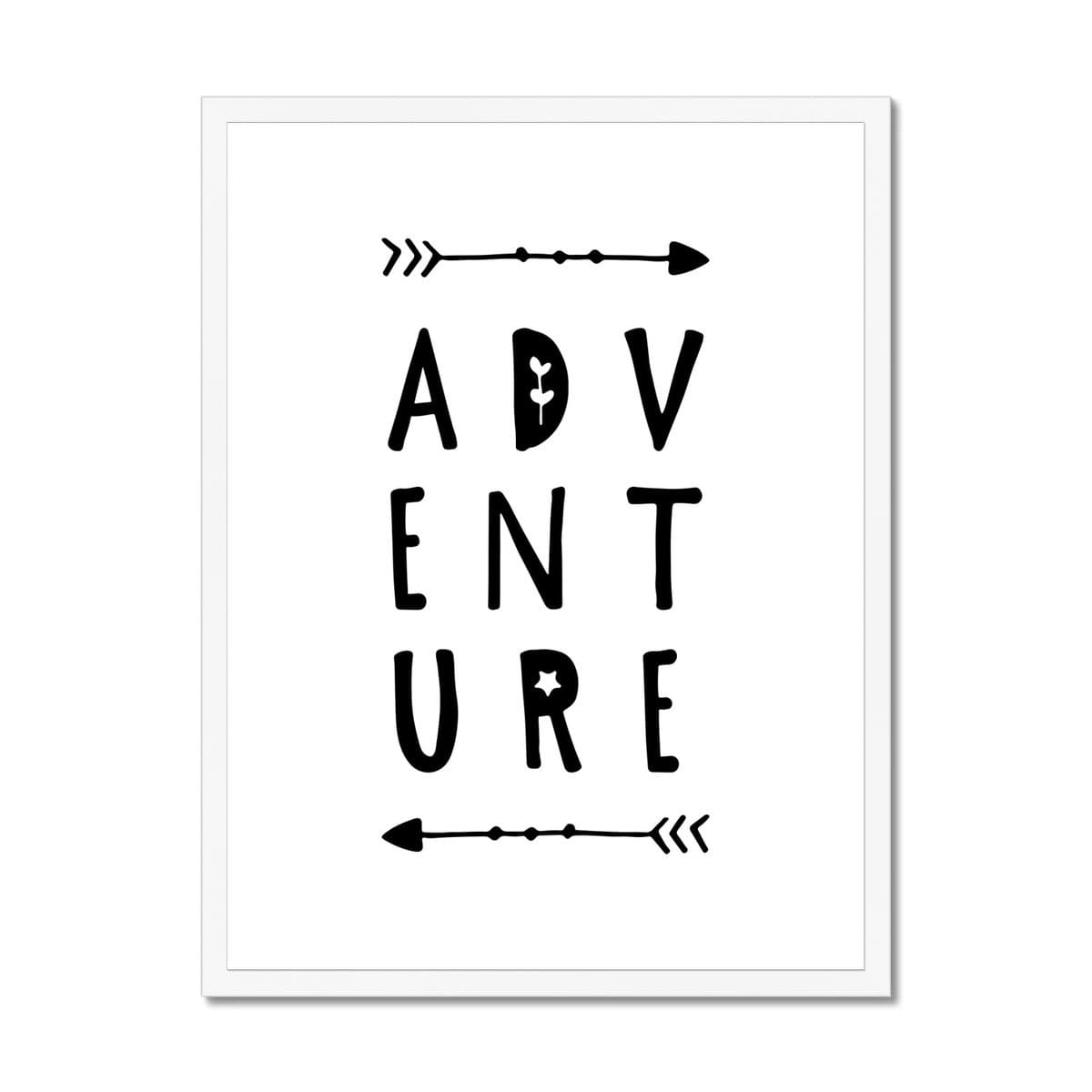 Adventure Quote |  Framed Print