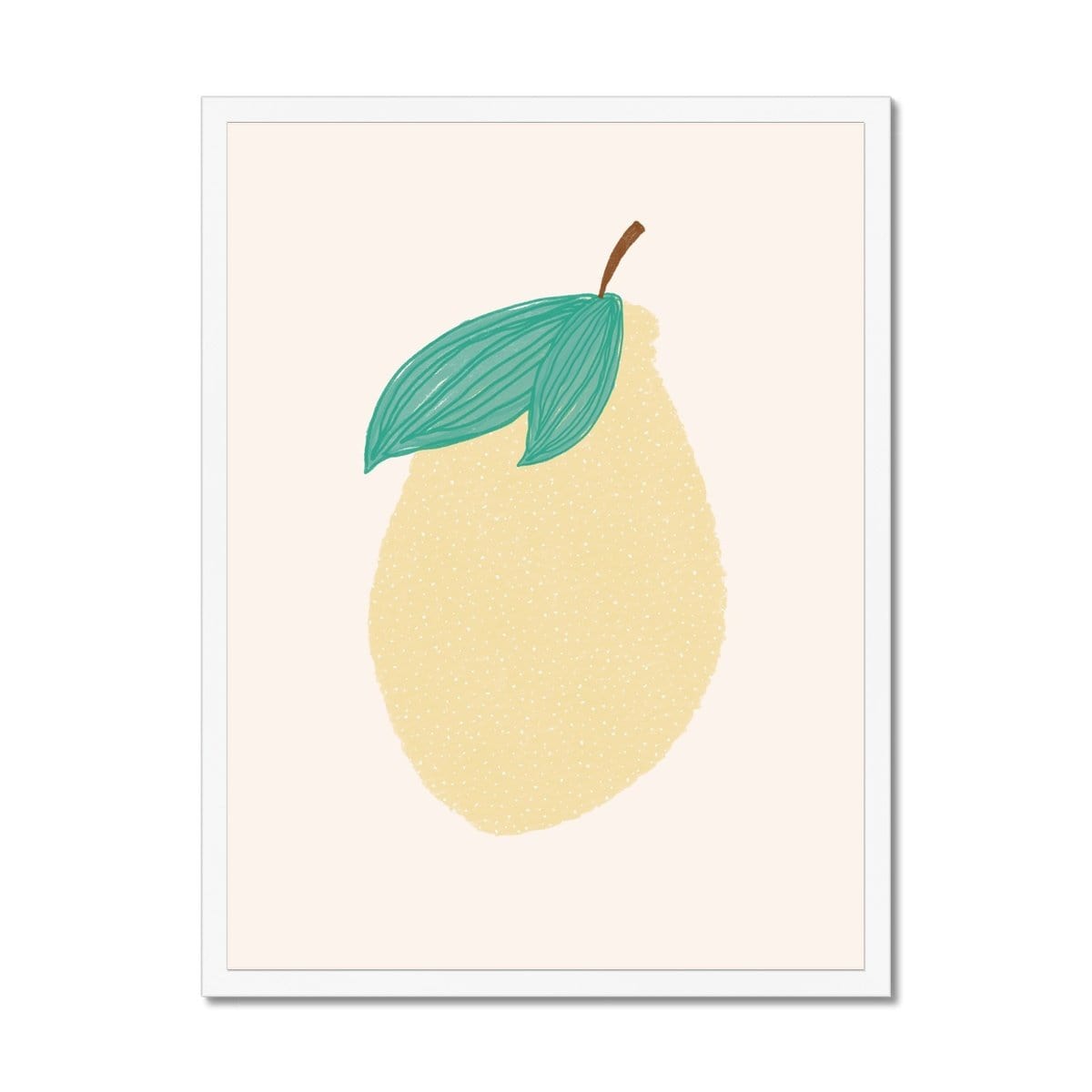 Lemon Nursery Art |  Framed Print