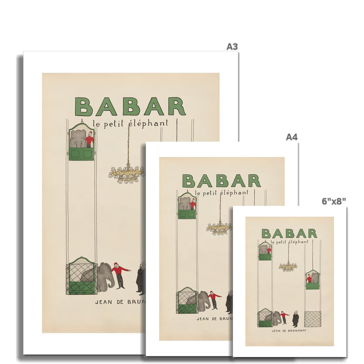 Babar Vintage Art 00104 | Ungerahmt