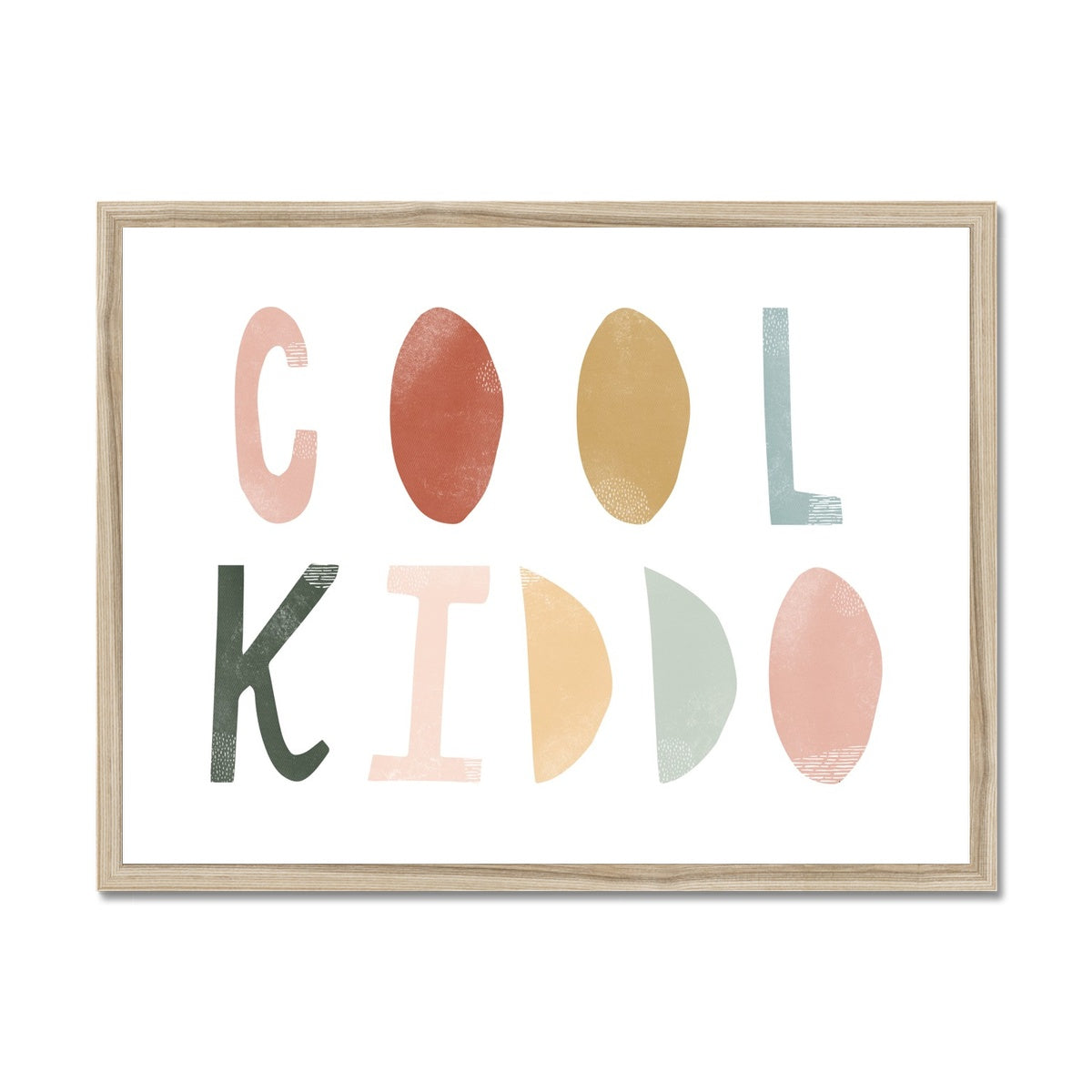 Cool Kiddo - Autumn Walk |  Framed Print