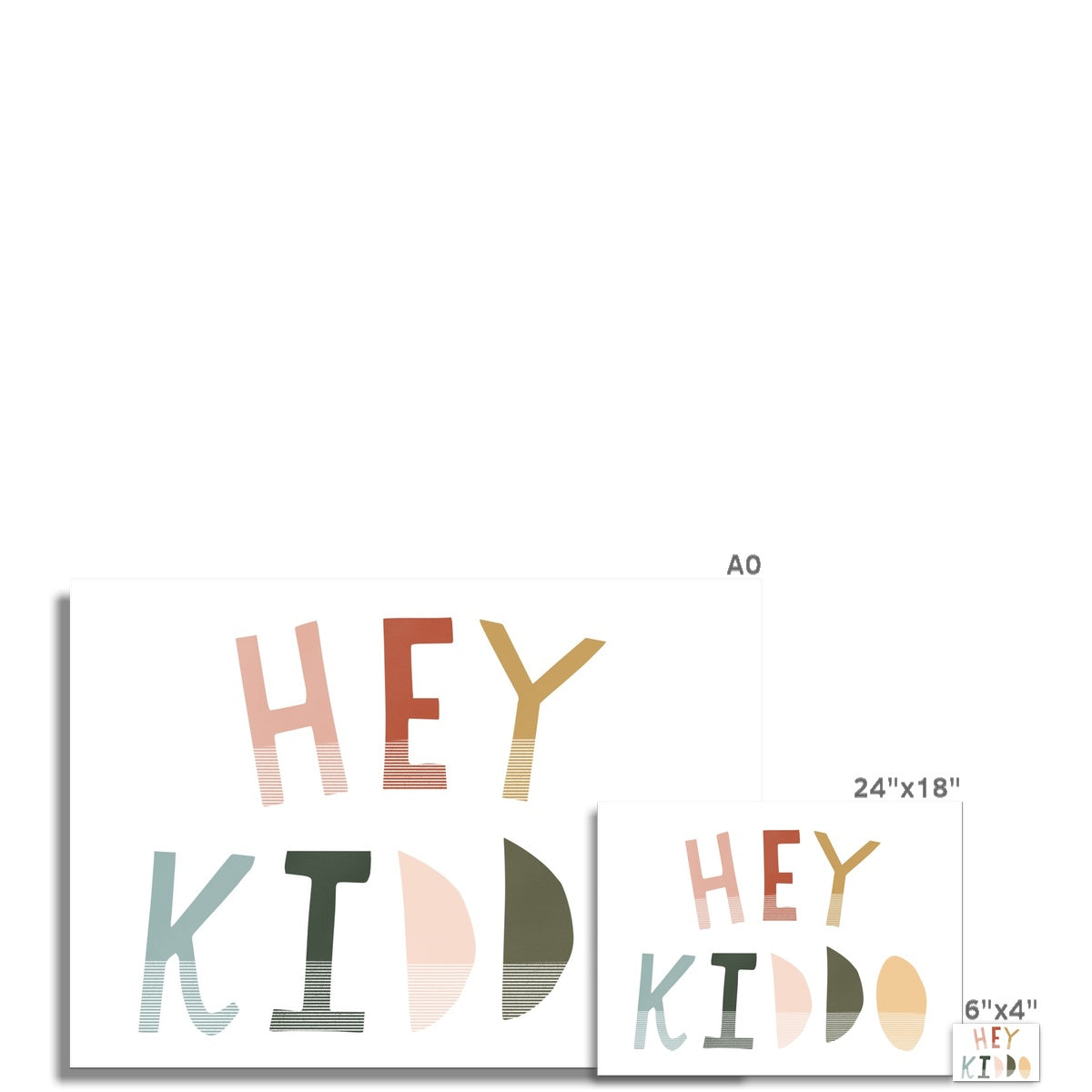 Hey Kiddo - Autumn (Landscape) |  Unframed