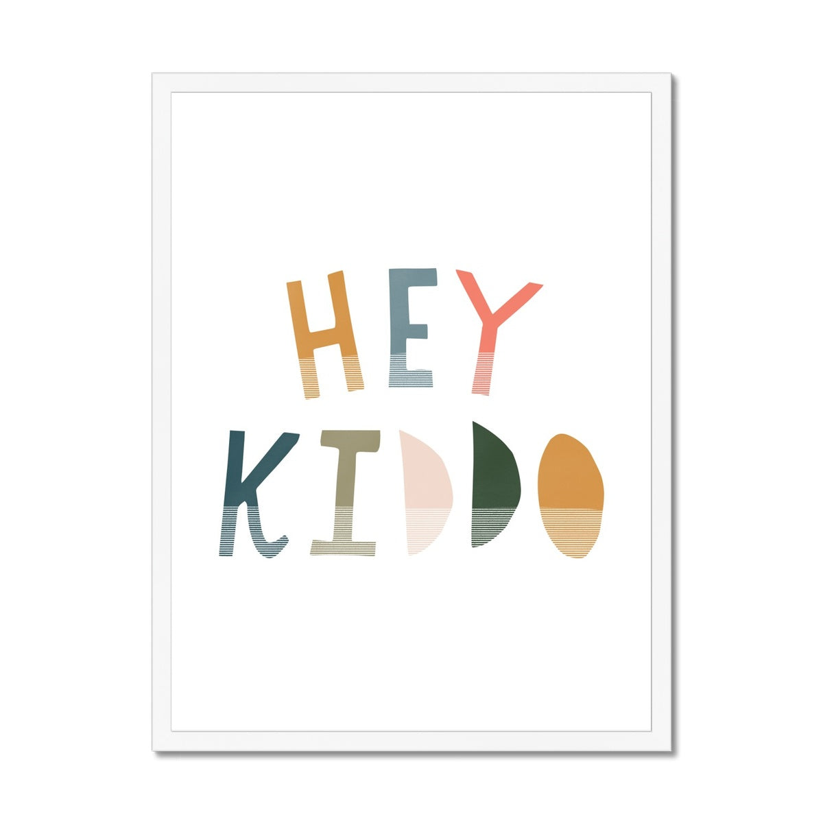 Hey Kiddo - Space |  Framed Print