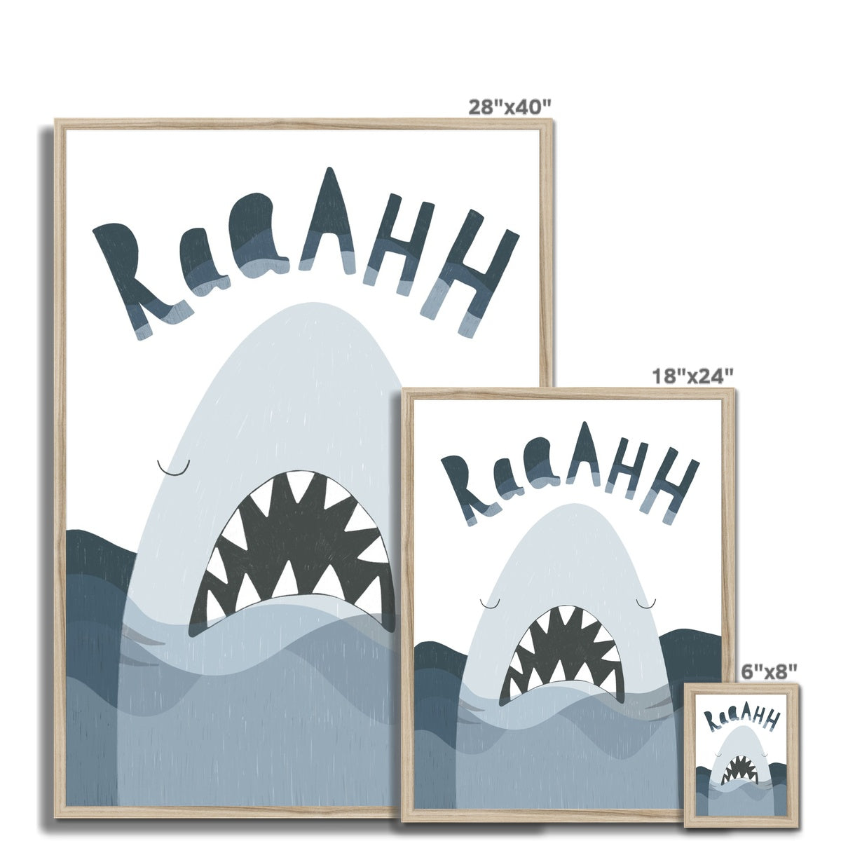 Shark Print - Jaws |  Framed Print