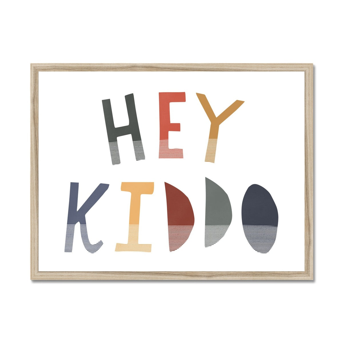 Hey Kiddo – Winter (Landschaft) | Gerahmter Druck