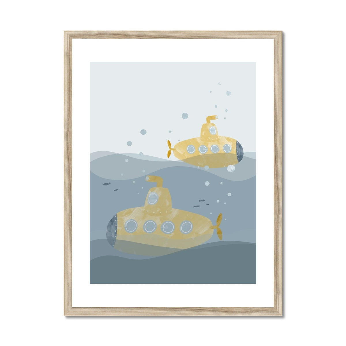 Yellow Submarine Print - Portrait |  Framed Print