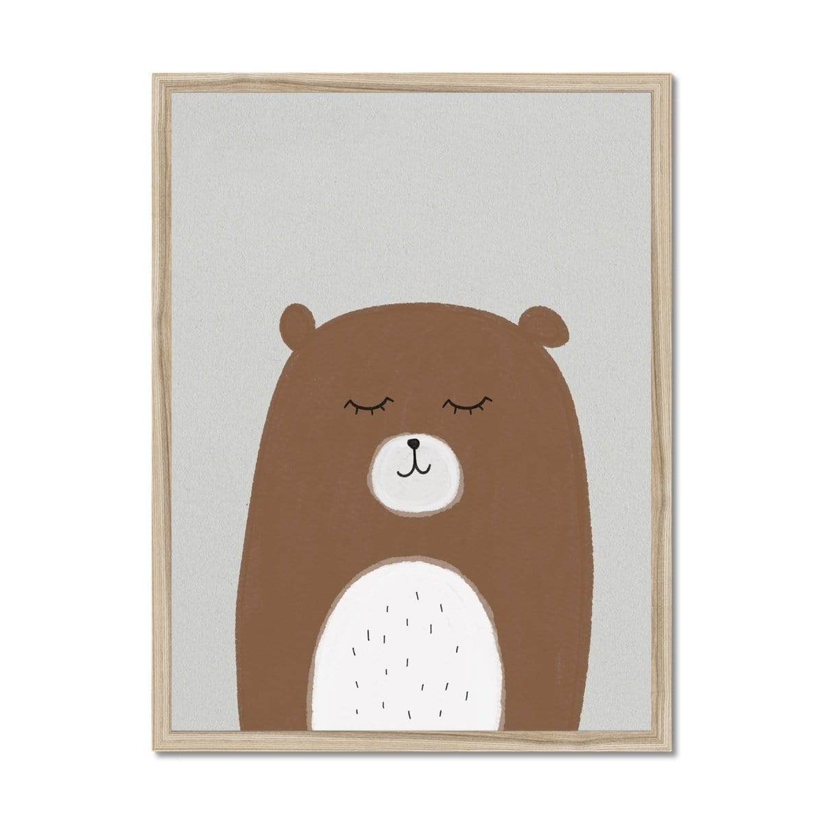 Sleepy Bear |  Framed Print