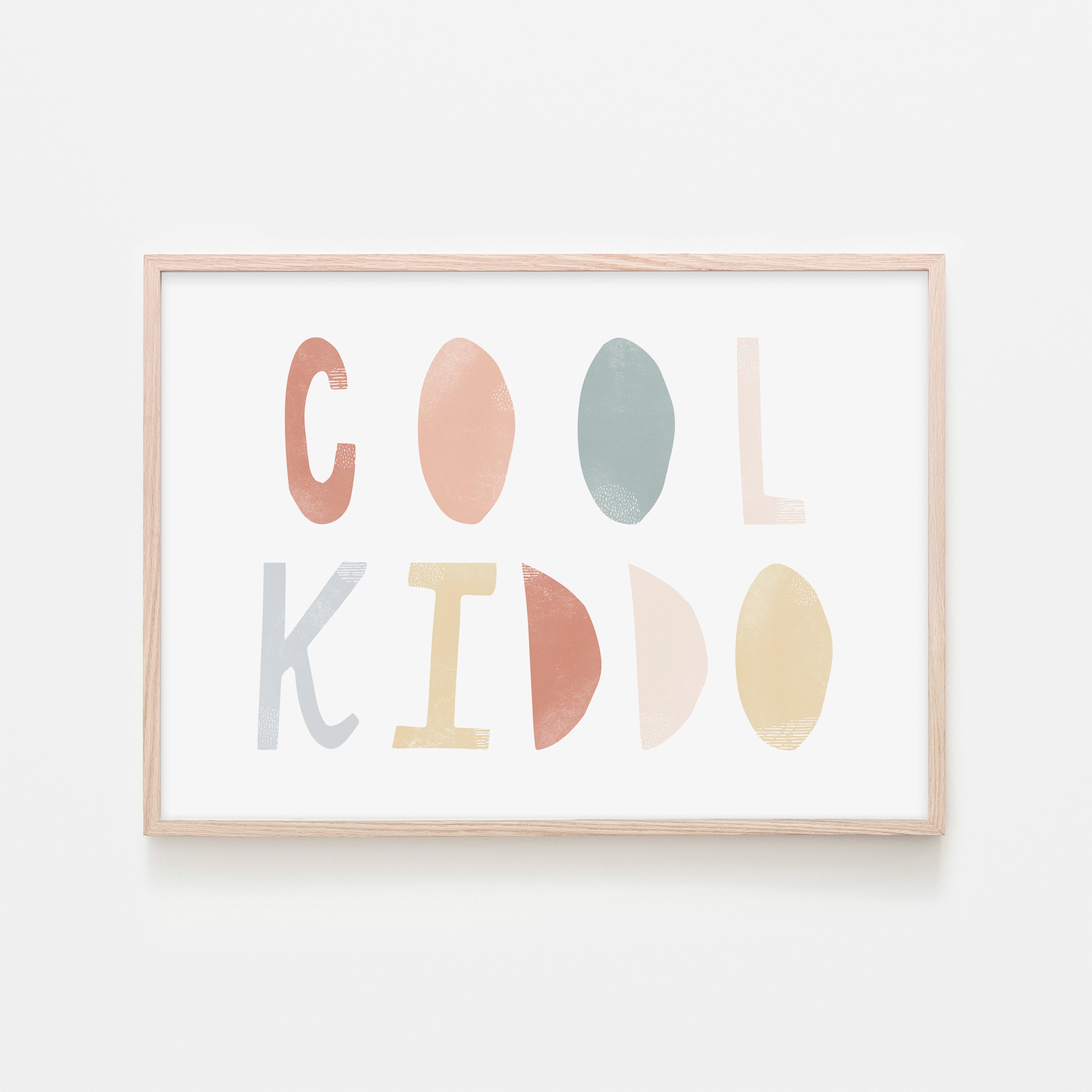 Cool Kiddo – Dezent | Gerahmter Druck