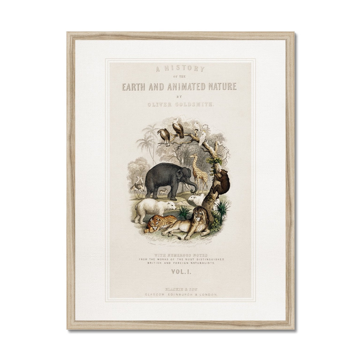 Animal Nursery Art, 00689 |  Framed Print