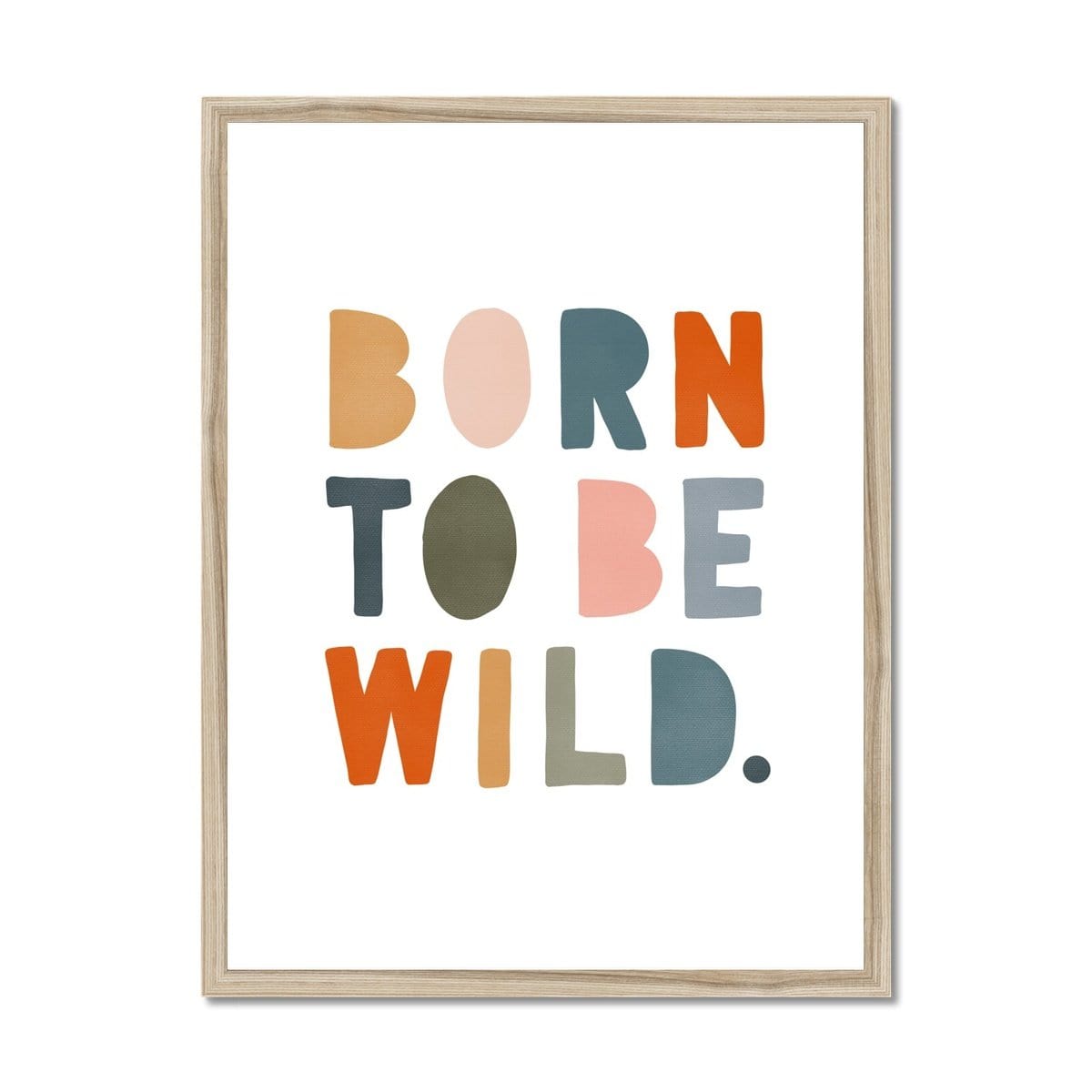 Born To Be Wild Print - Magic Carpet |  Framed Print