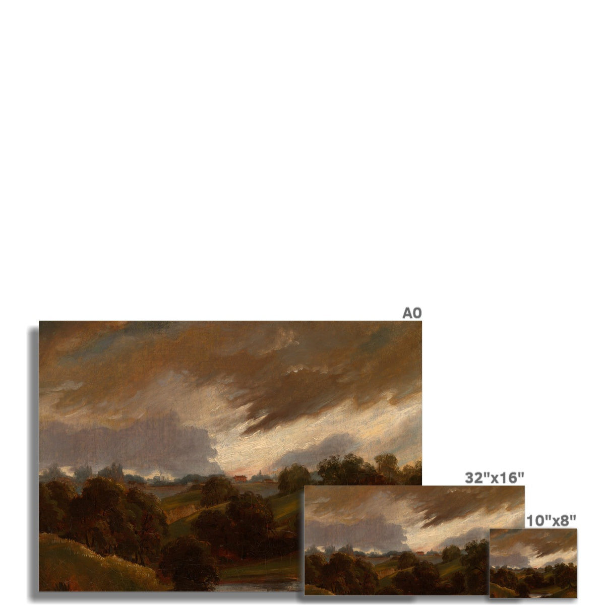 Hampstead Stormy Sky |  Unframed