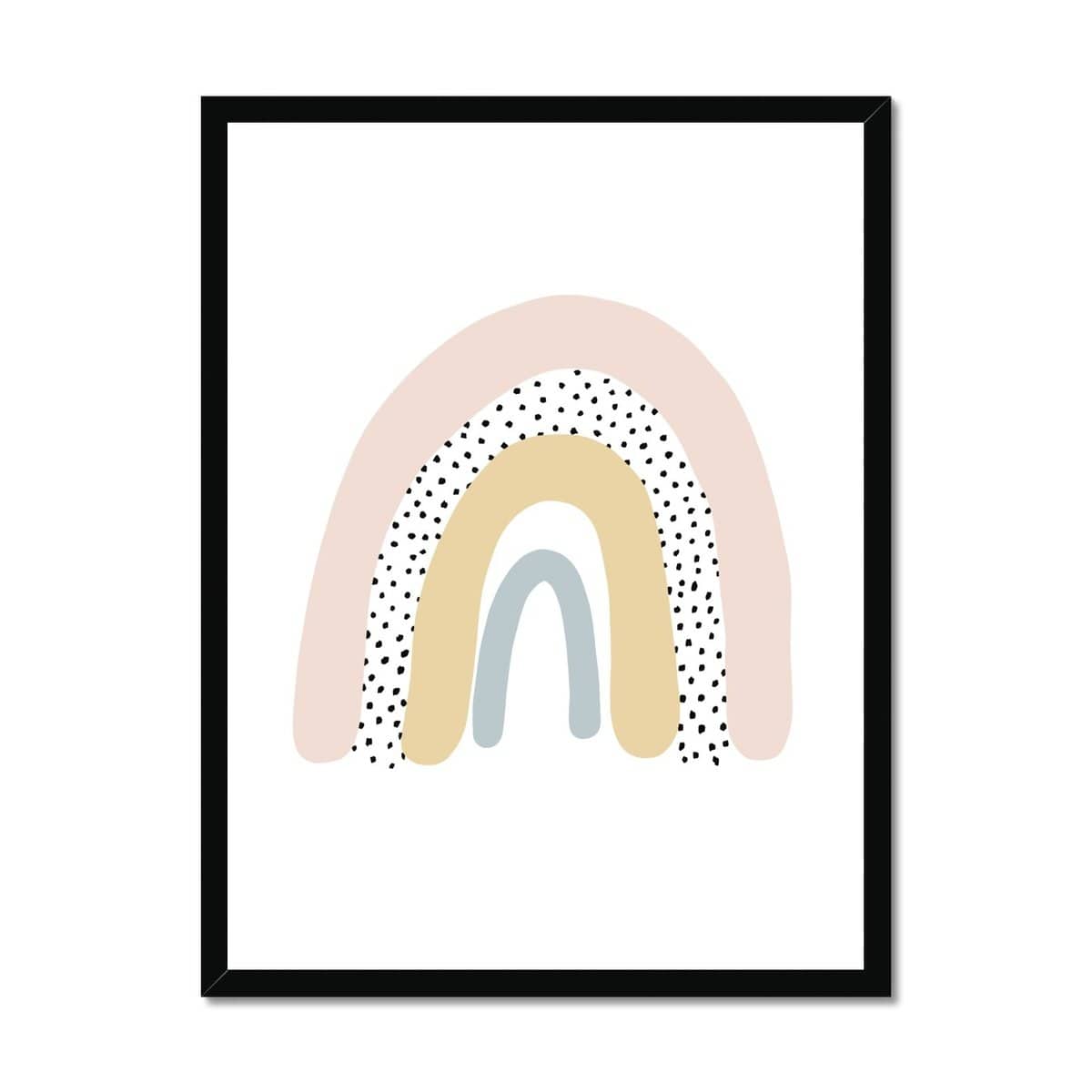 Rainbow Wall Art - Pink |  Framed Print