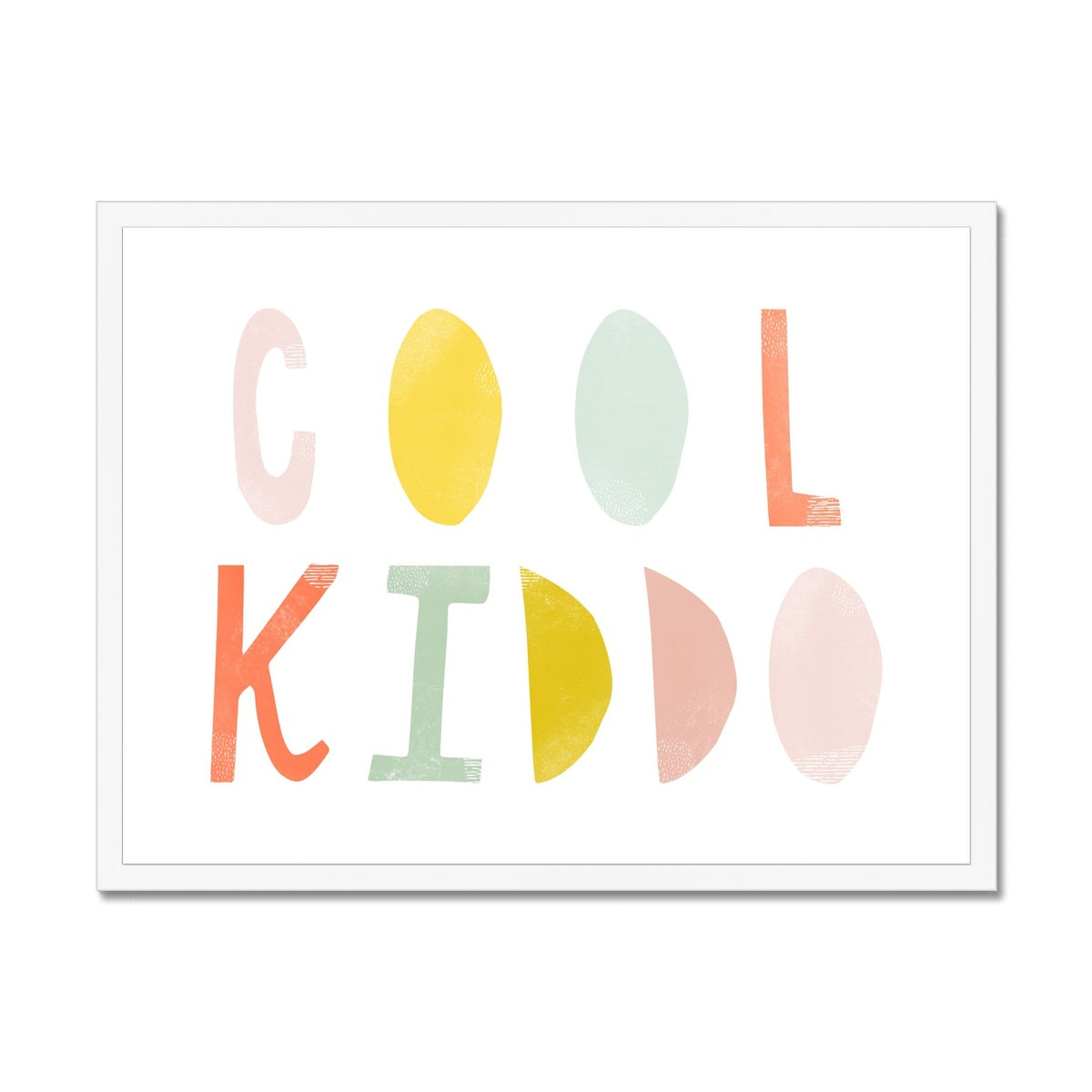 Cool Kiddo - Popsicle |  Framed Print