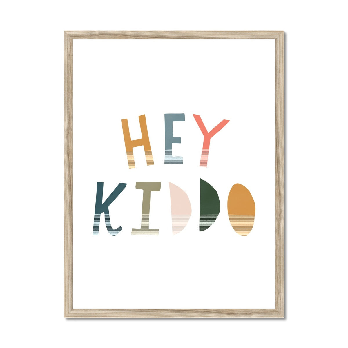 Hey Kiddo - Space |  Framed Print