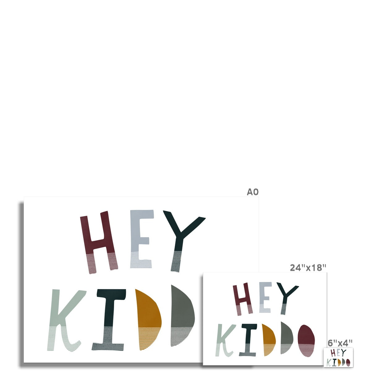 Hey Kiddo - Woodland (Landscape) |  Unframed