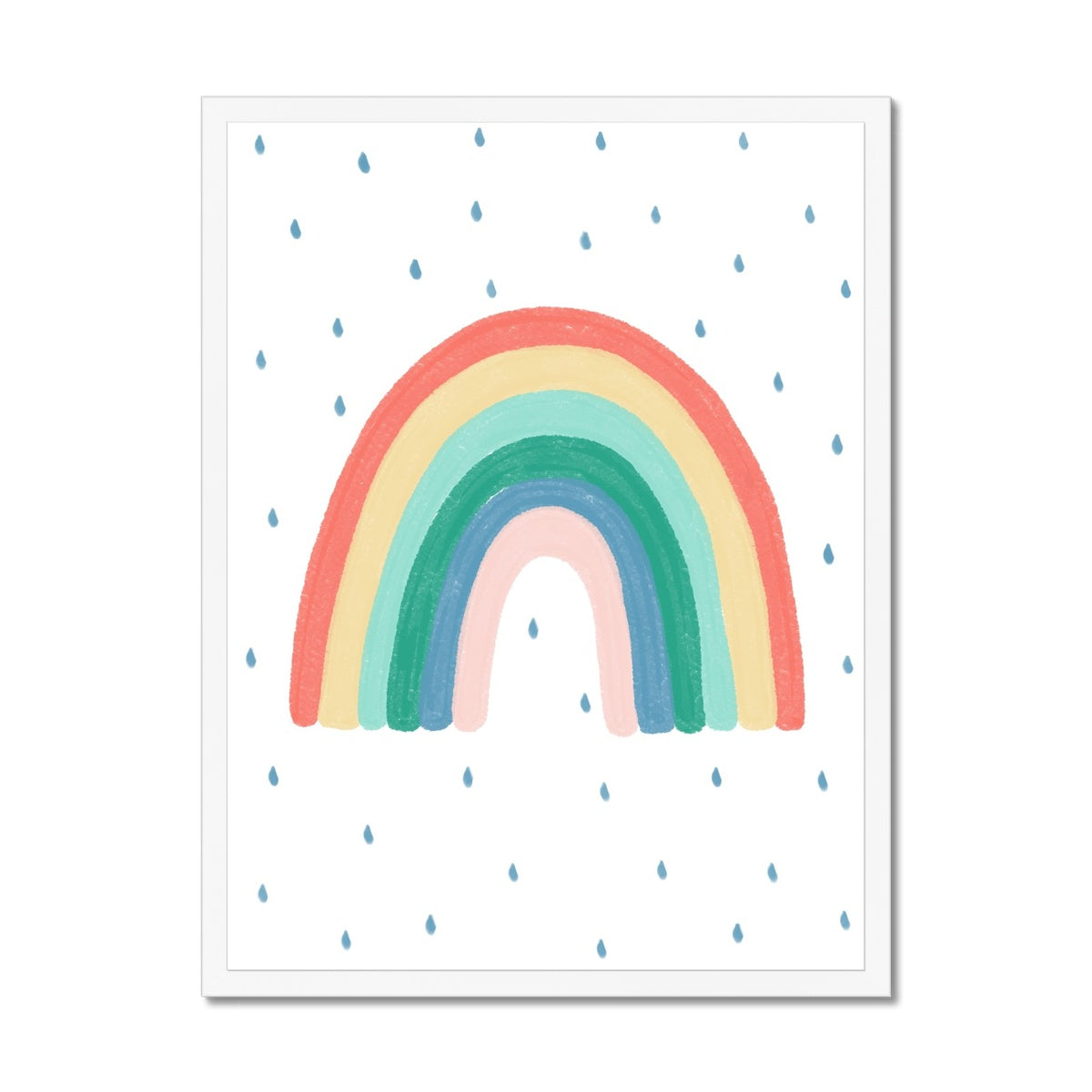 Rainbow Wall Art - Rainbow Colours |  Framed Print