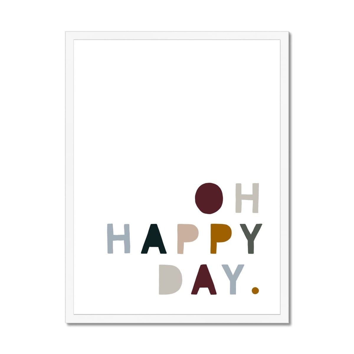 Oh Happy Day - Woodland |  Framed Print