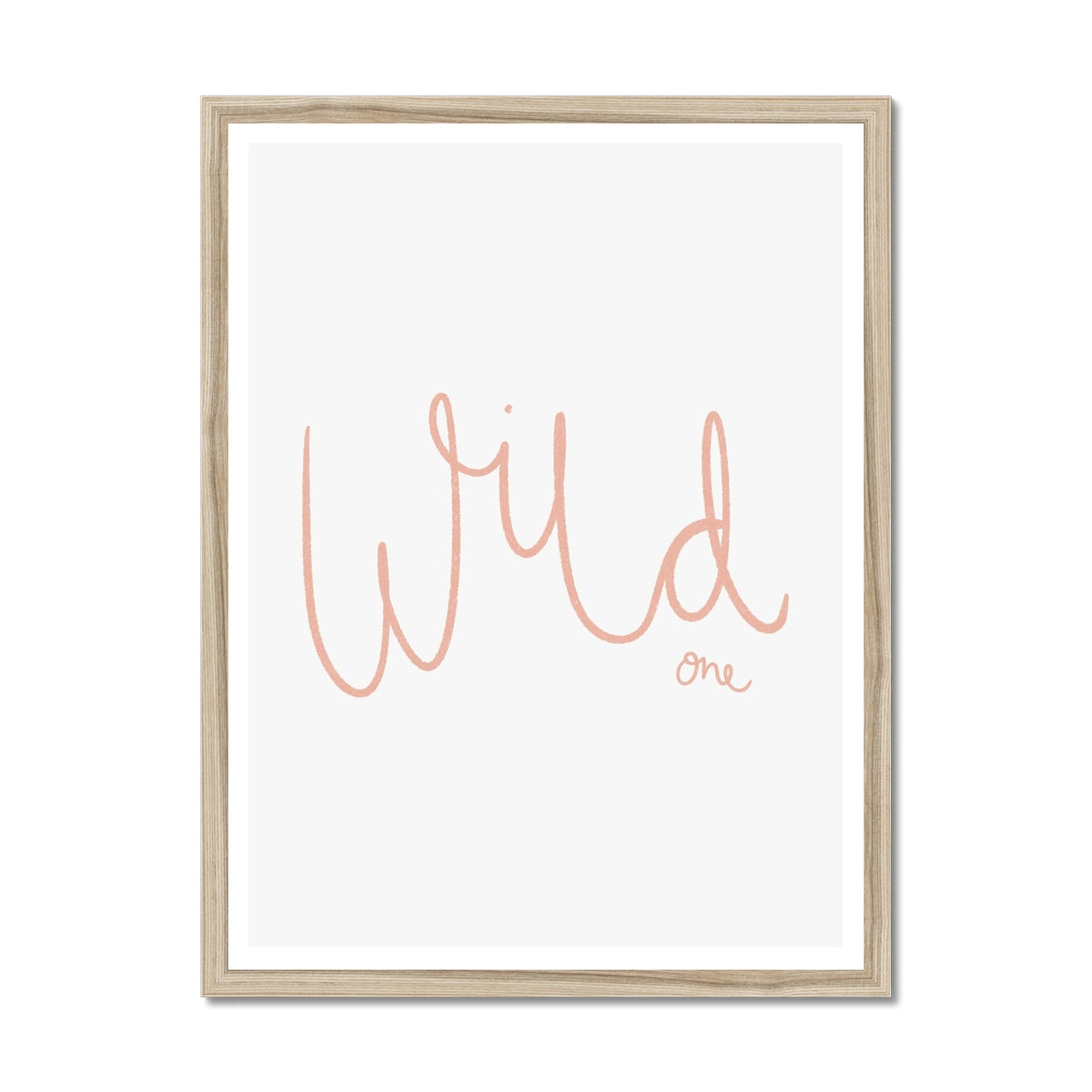 Wild One - Pink |  Framed Print