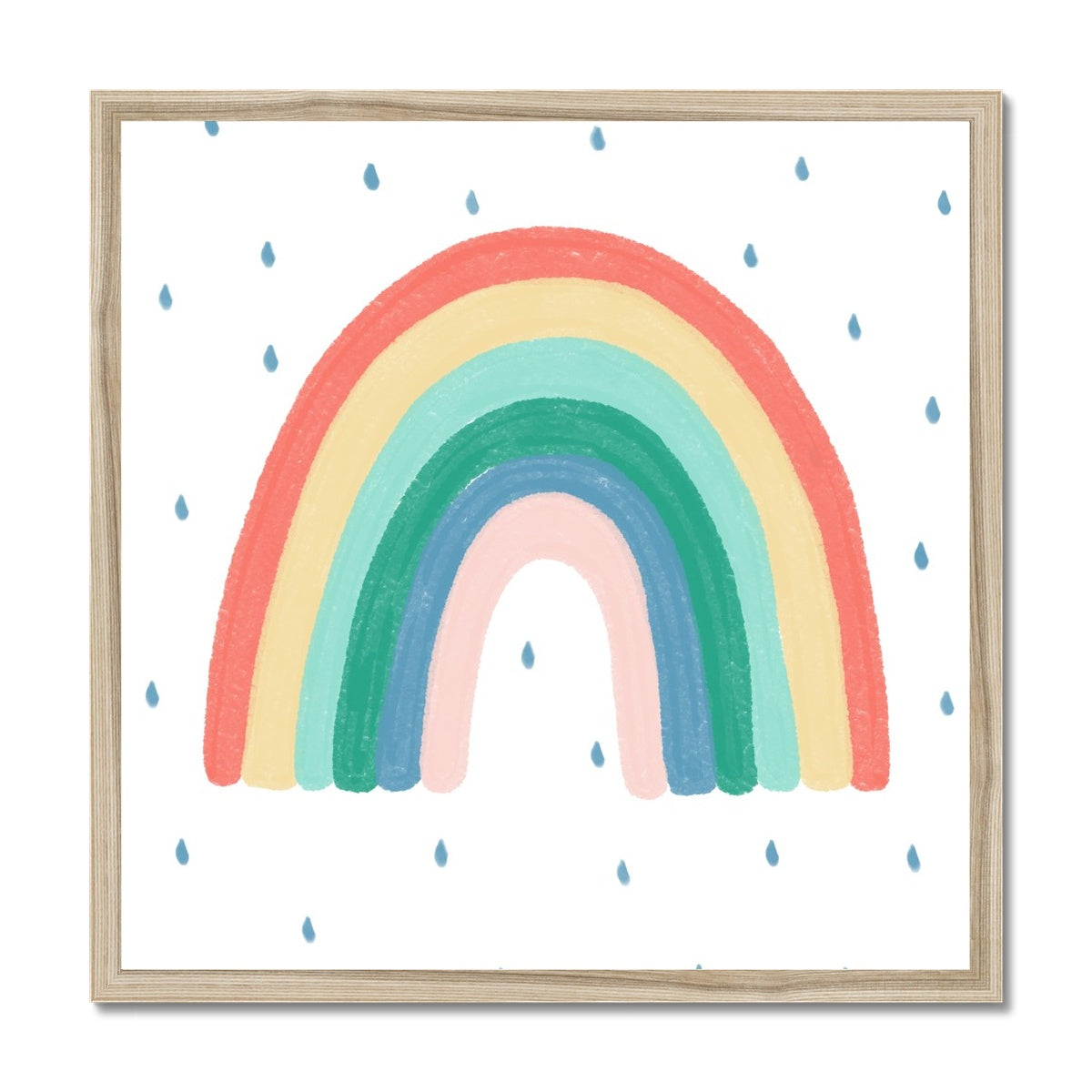 Rainbow Wall Art - Rainbow Colours |  Framed Print