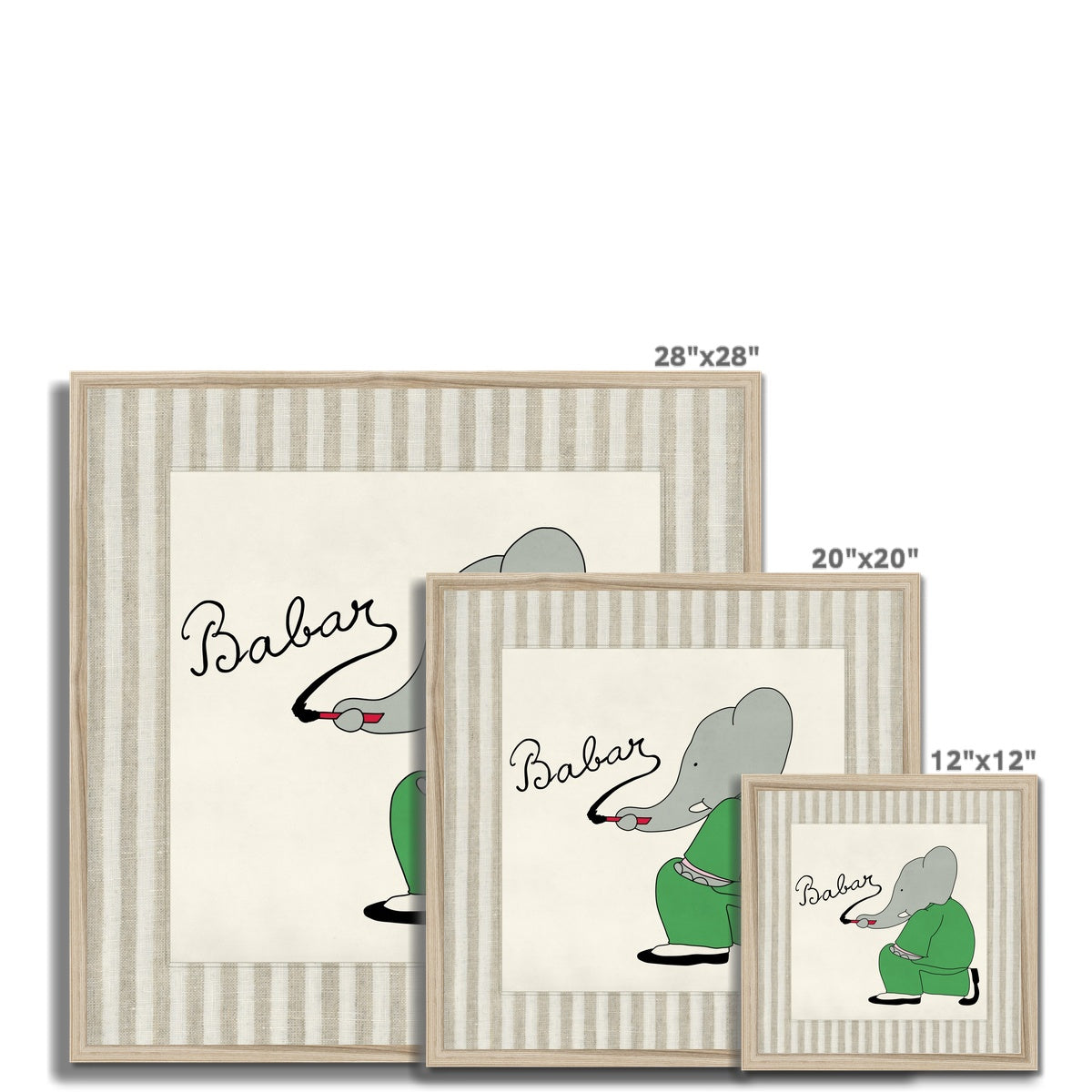 Babar Nursery Art 006 |  Framed Print