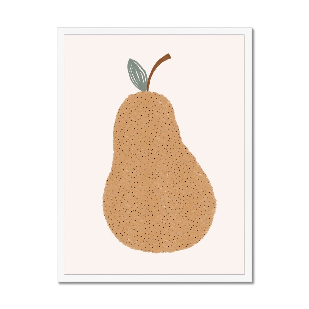 Pear Nursery Wall Art |  Framed Print