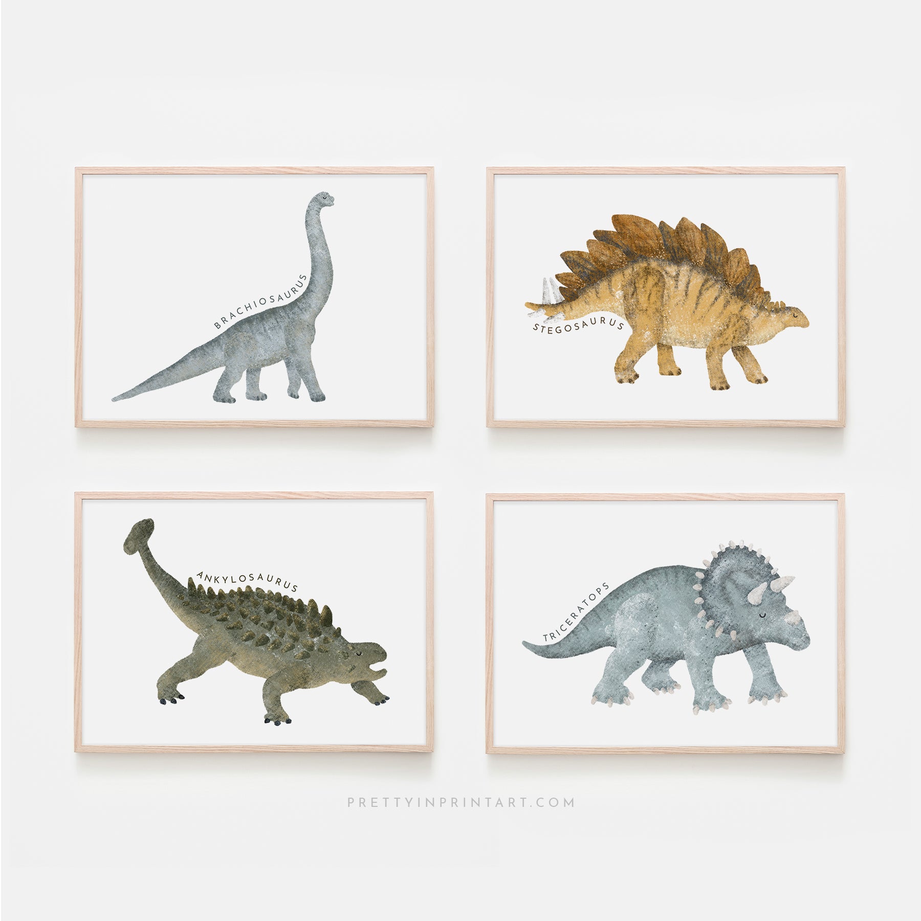 Dinosaur Art - Triceratops |  Framed Print