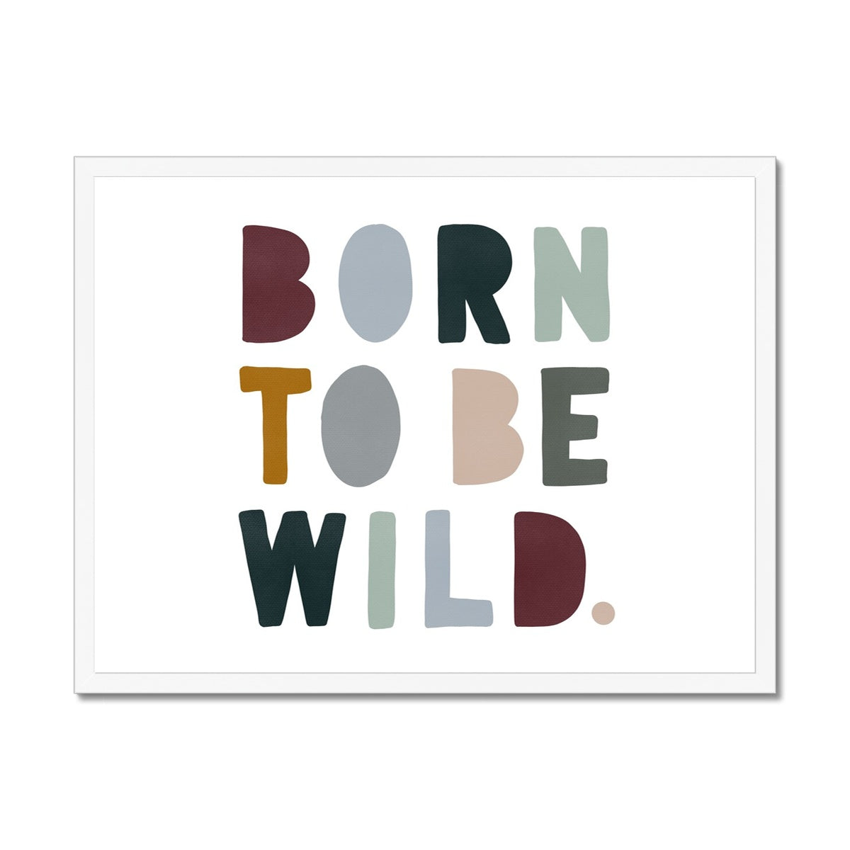 Born to be Wild Print - Woodland Landscape |  Framed Print