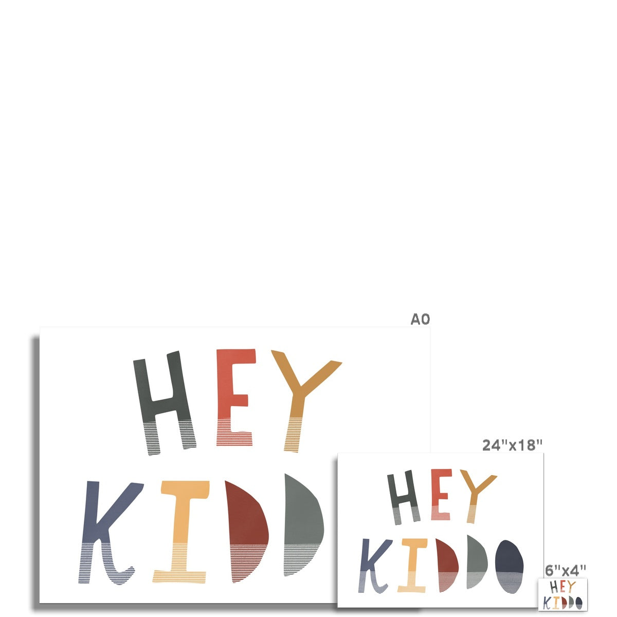 Hey Kiddo - Winter (Landscape) |  Unframed