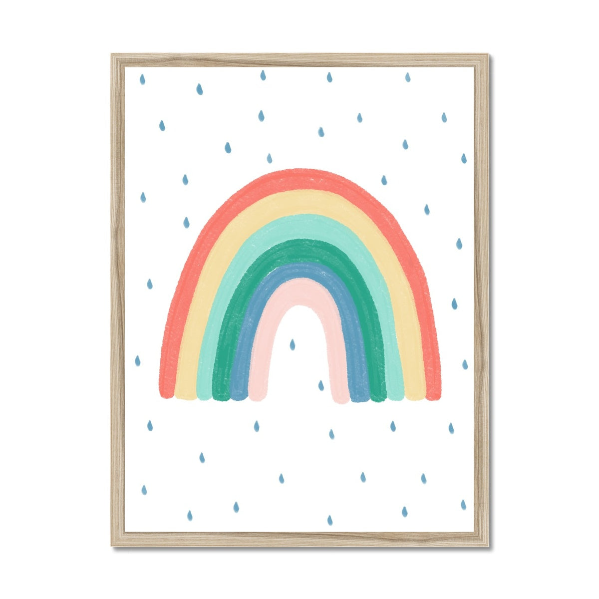 Rainbow Wall Art - Rainbow Colours |  Framed Print