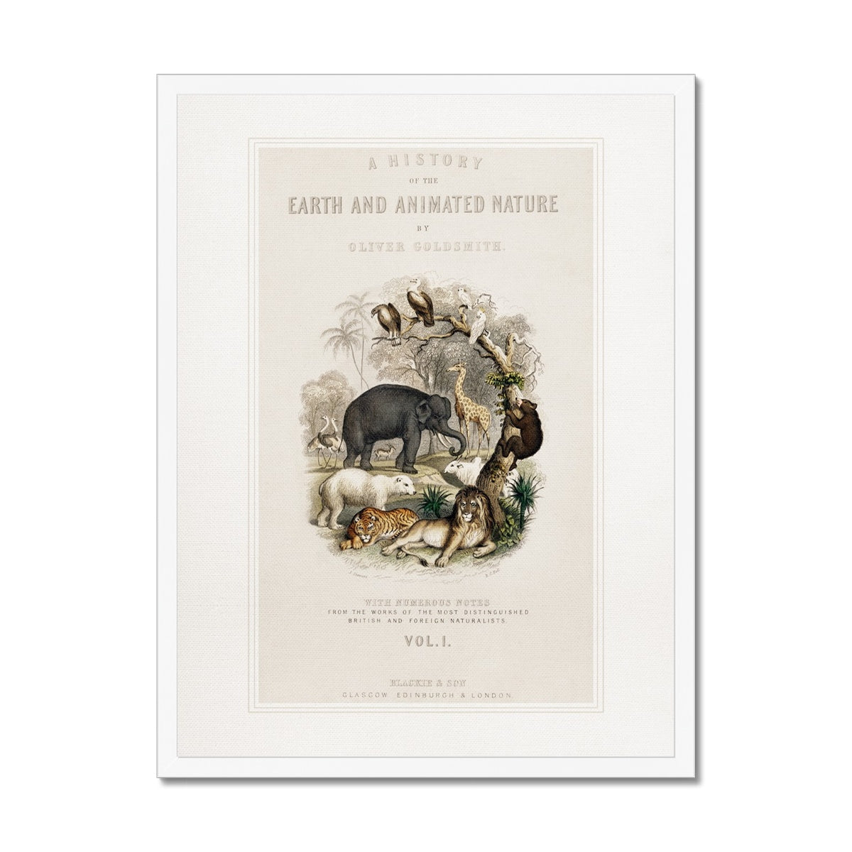 Animal Nursery Art, 00689 |  Framed Print