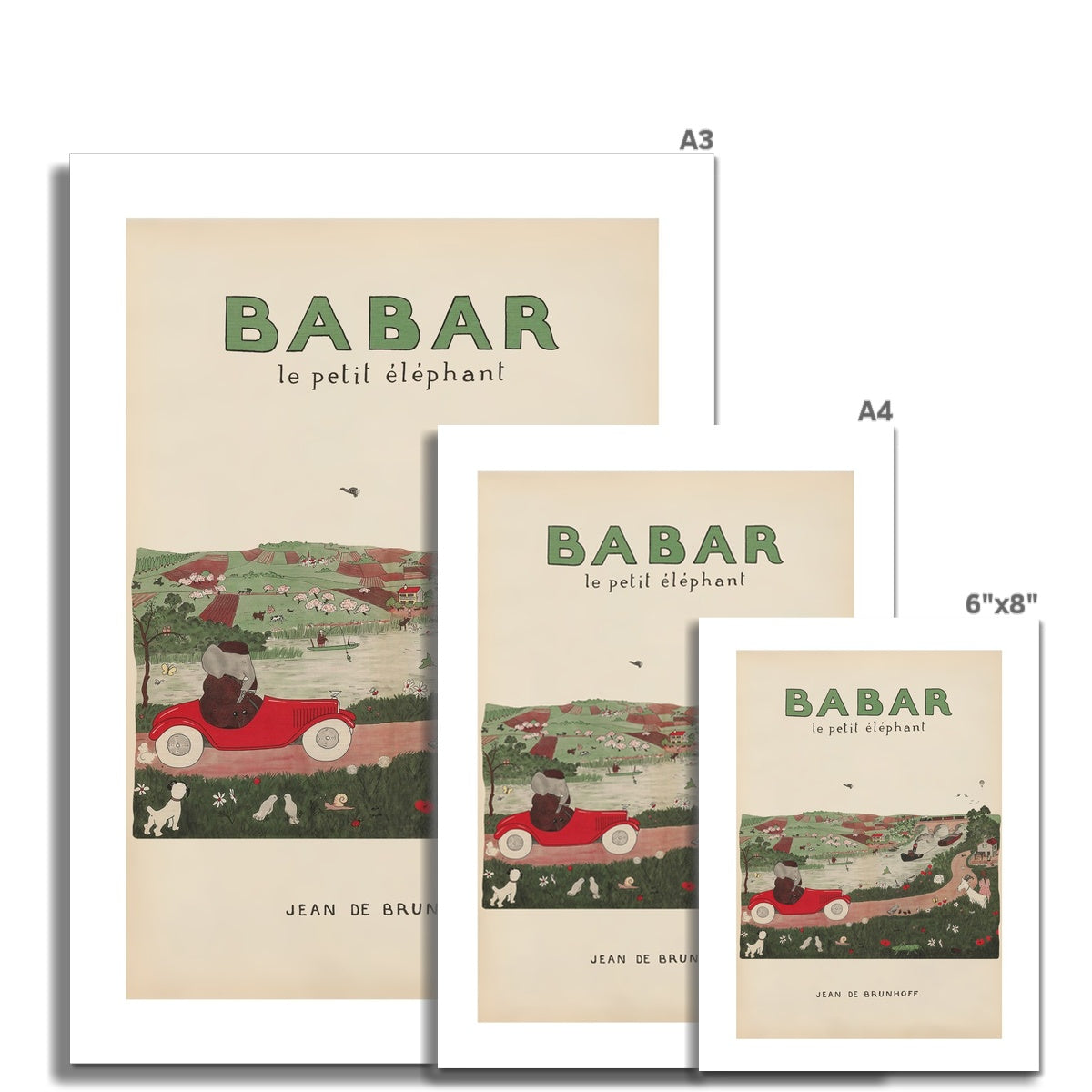 Babar Vintage Art 00106 | Ungerahmt