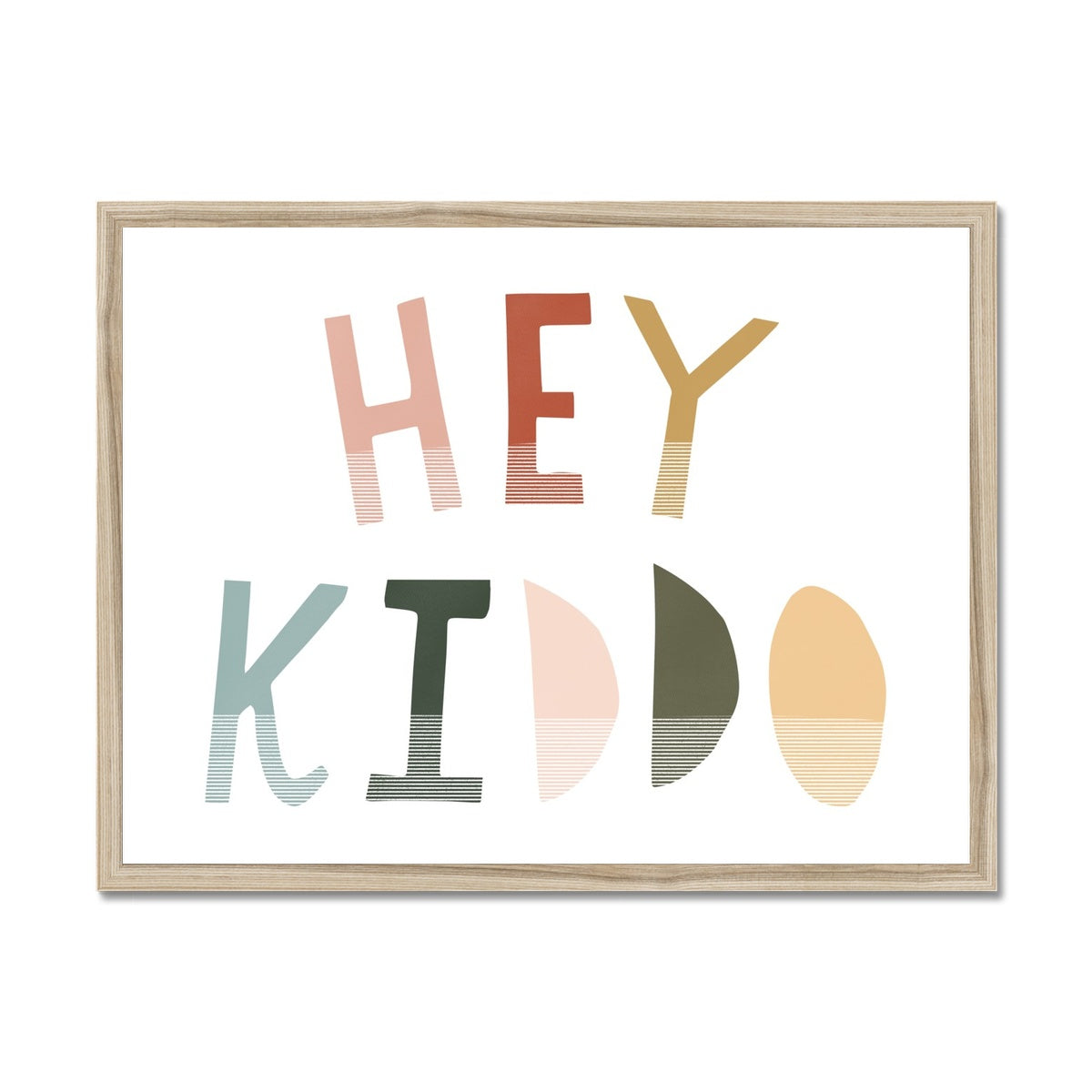 Hey Kiddo - Autumn (Landscape) |  Framed Print