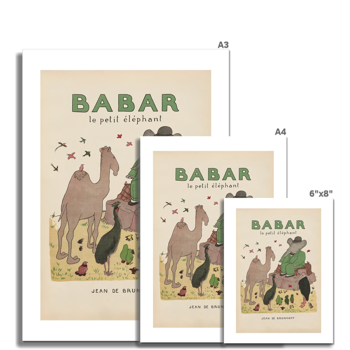 Babar Vintage Art 00108 | Ungerahmt