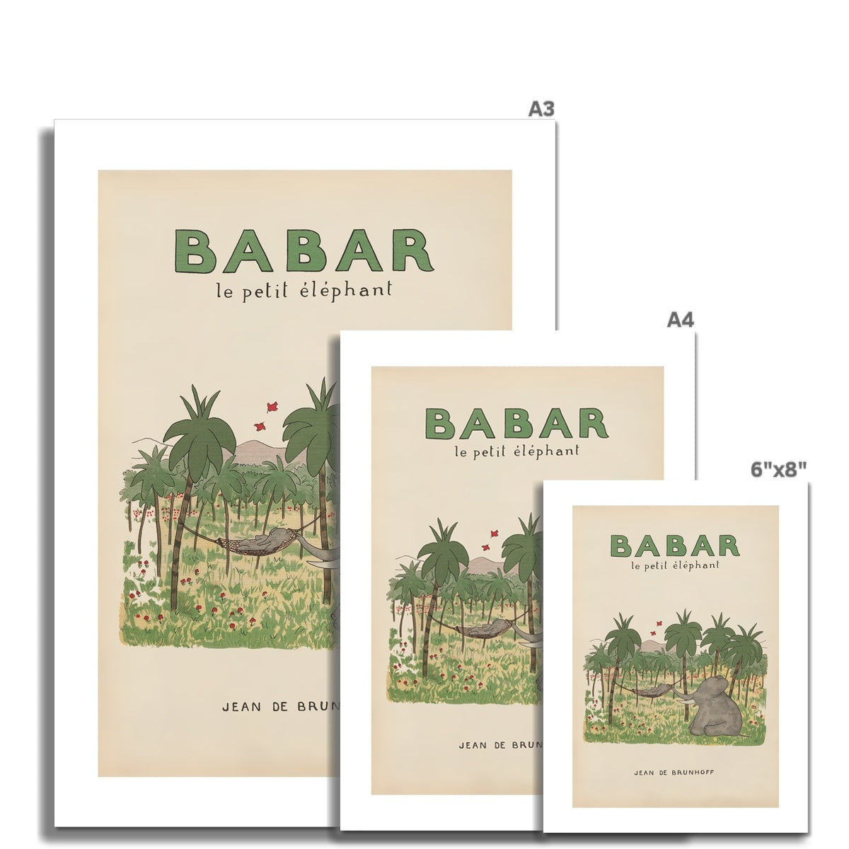 Babar Vintage Art 00107 | Ungerahmt