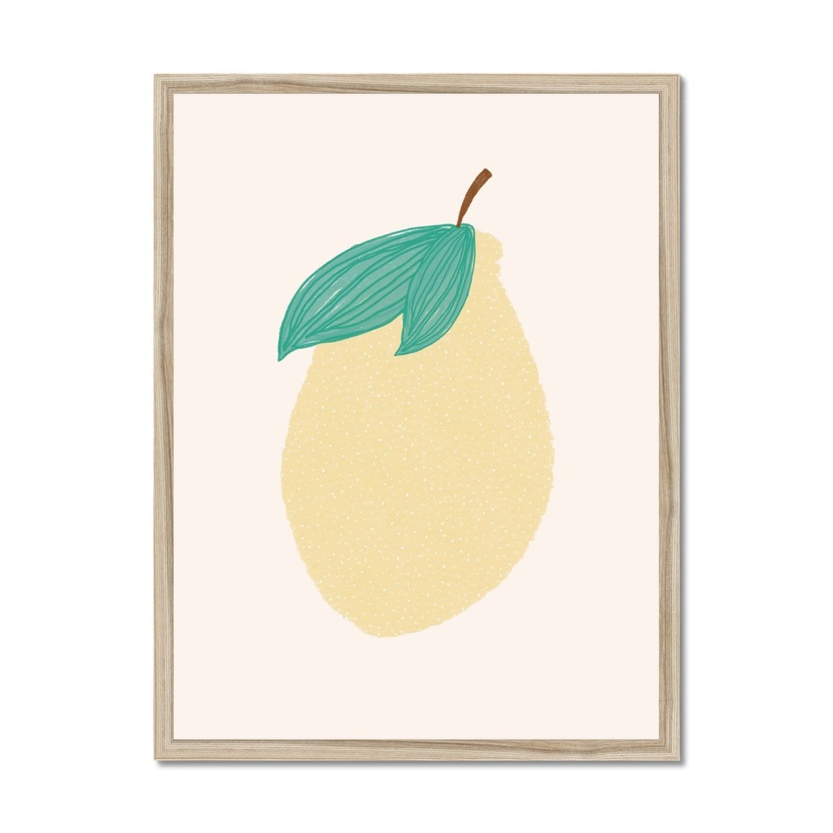 Lemon Nursery Art |  Framed Print