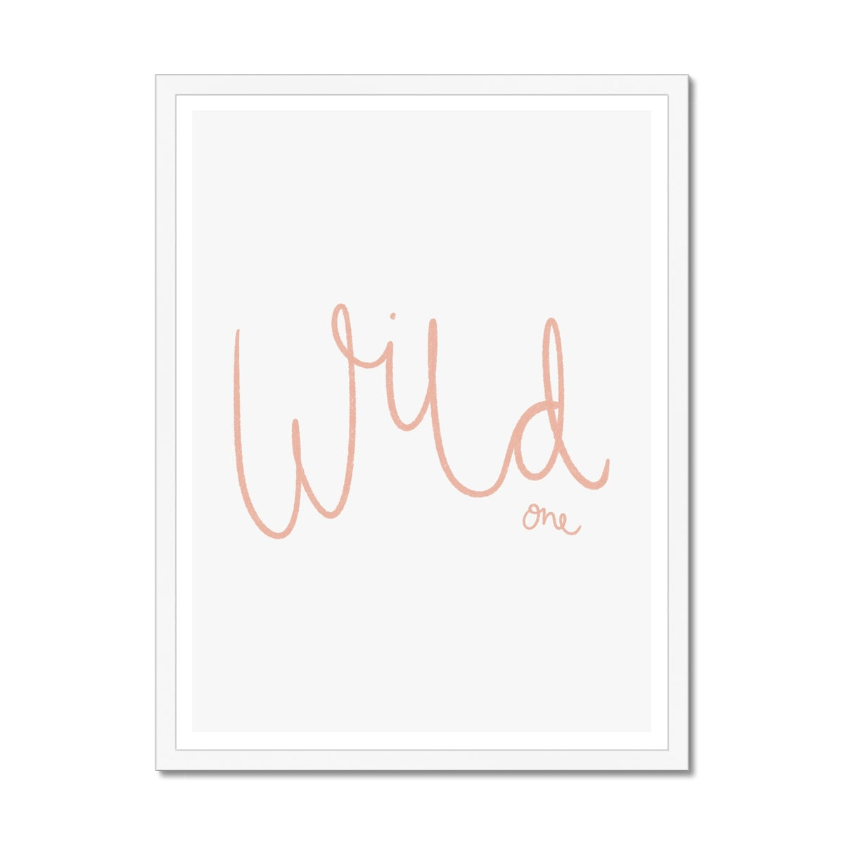 Wild One - Pink |  Framed Print