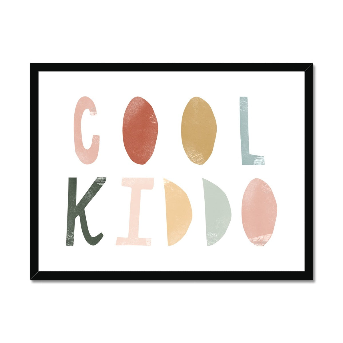 Cool Kiddo – Herbstspaziergang | Gerahmter Druck