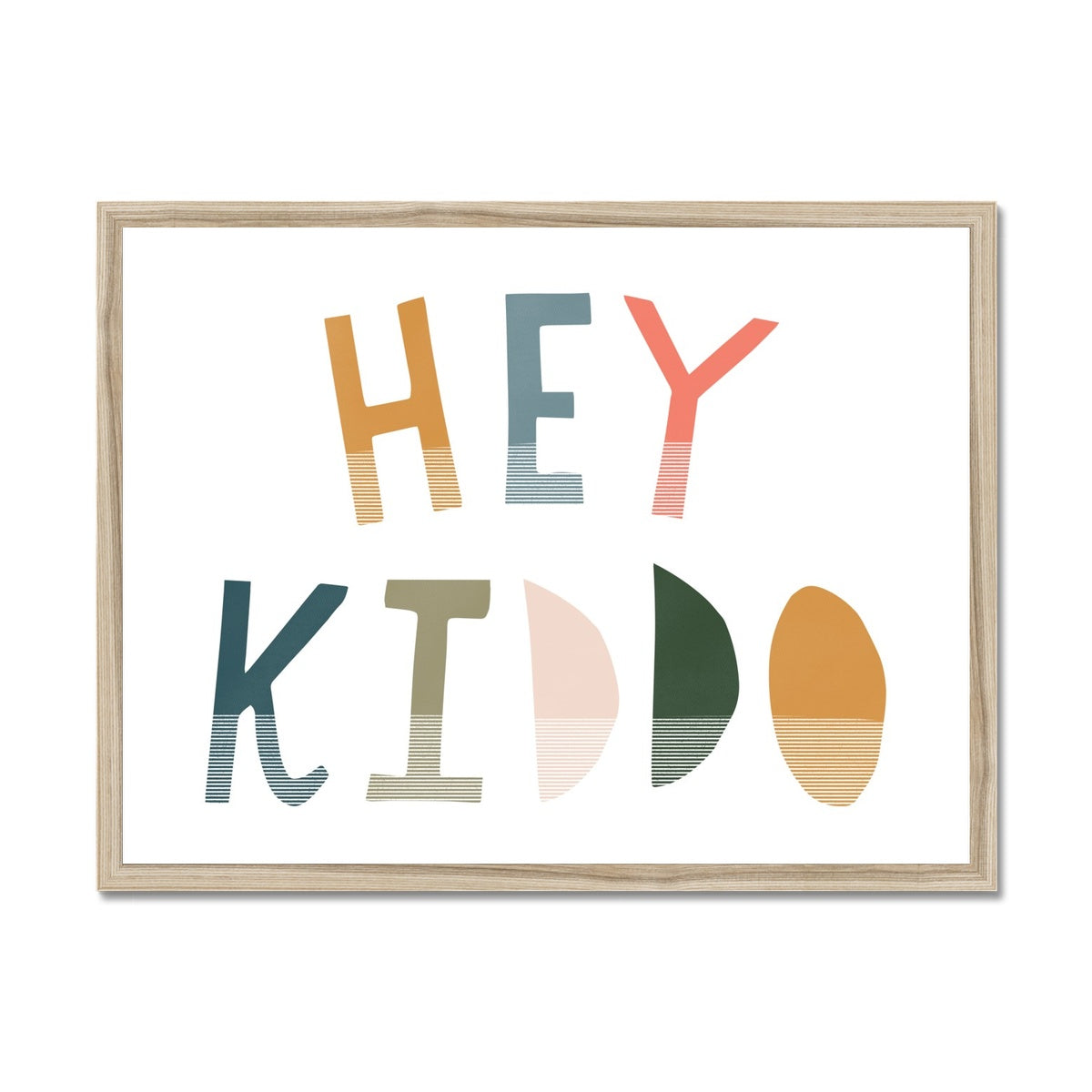 Hey Kiddo - Space (Landscape) |  Framed Print