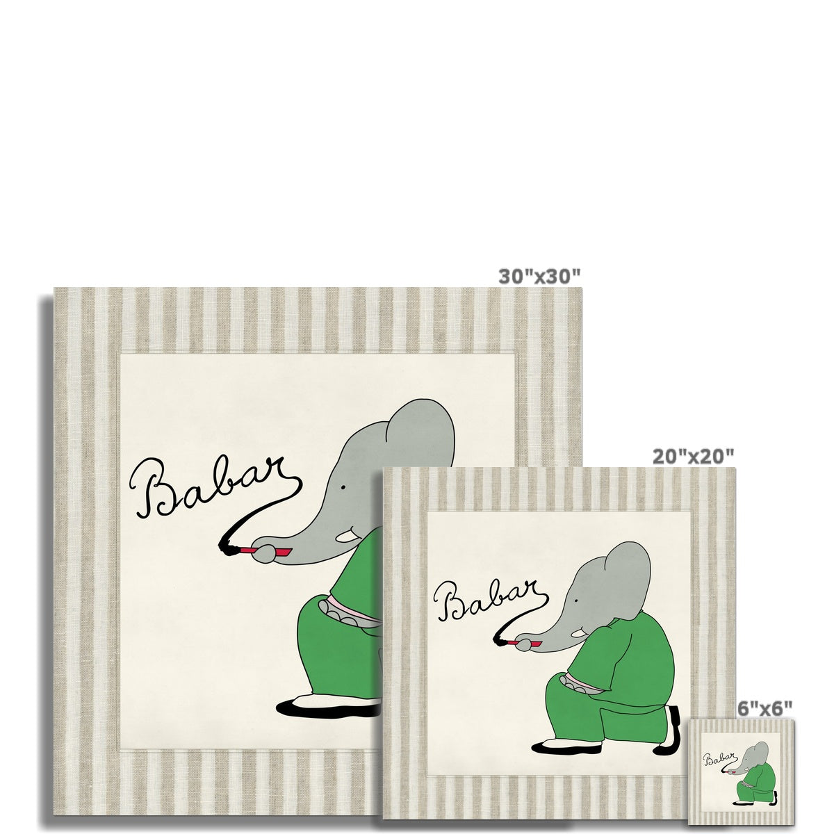 Babar Nursery Art 006 |  Unframed